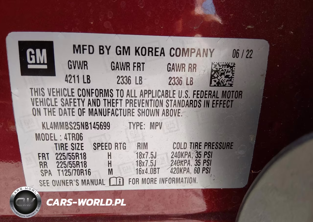 2022 Buick Encore Gx Fwd Preferred VIN:KL4MMBS25NB145699 - 9
