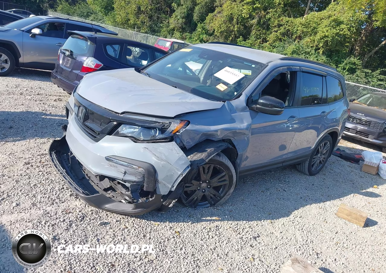 2022 Honda Pilot 2Wd Sport VIN:5FNYF5H33NB023746 - 2