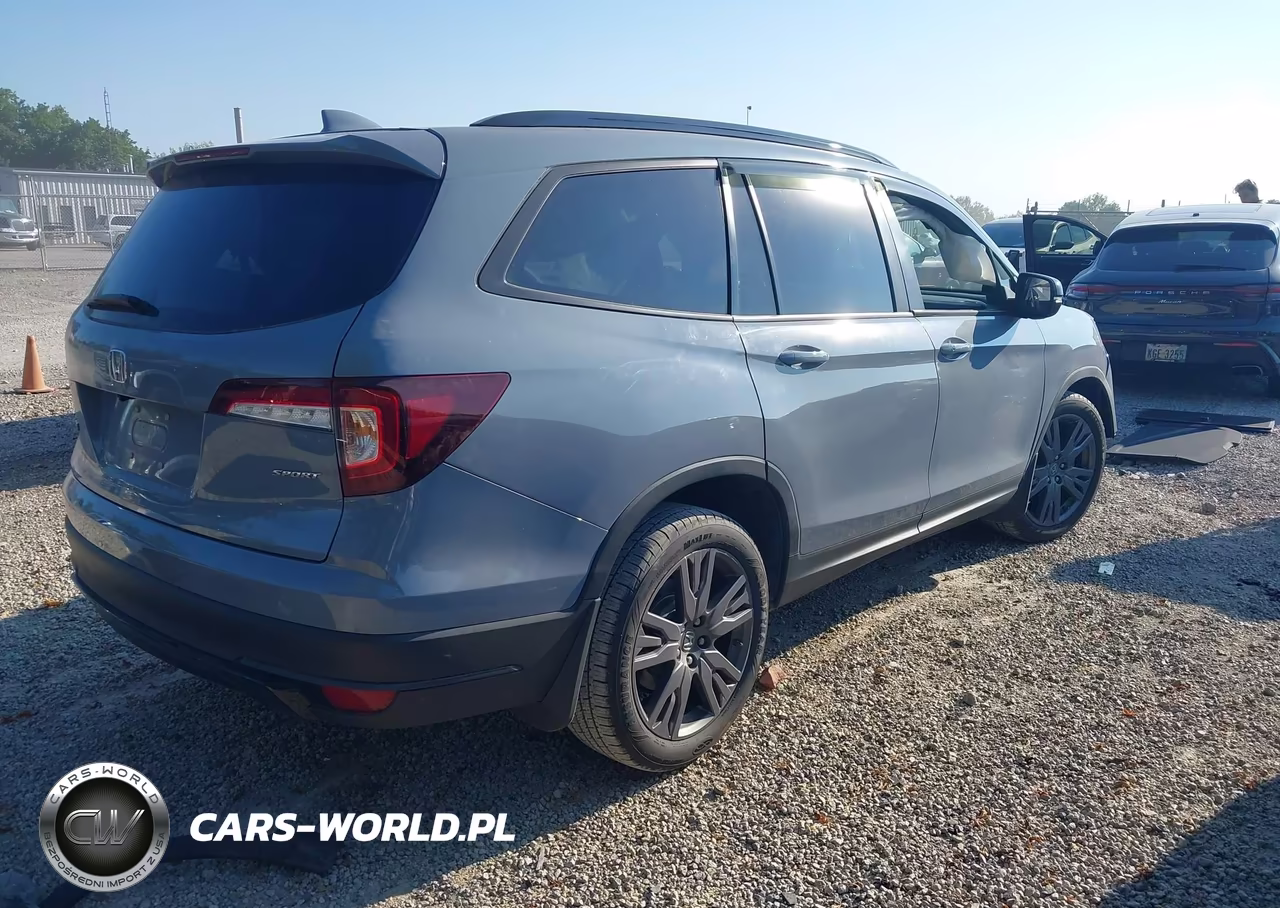 2022 Honda Pilot 2Wd Sport VIN:5FNYF5H33NB023746 - 4