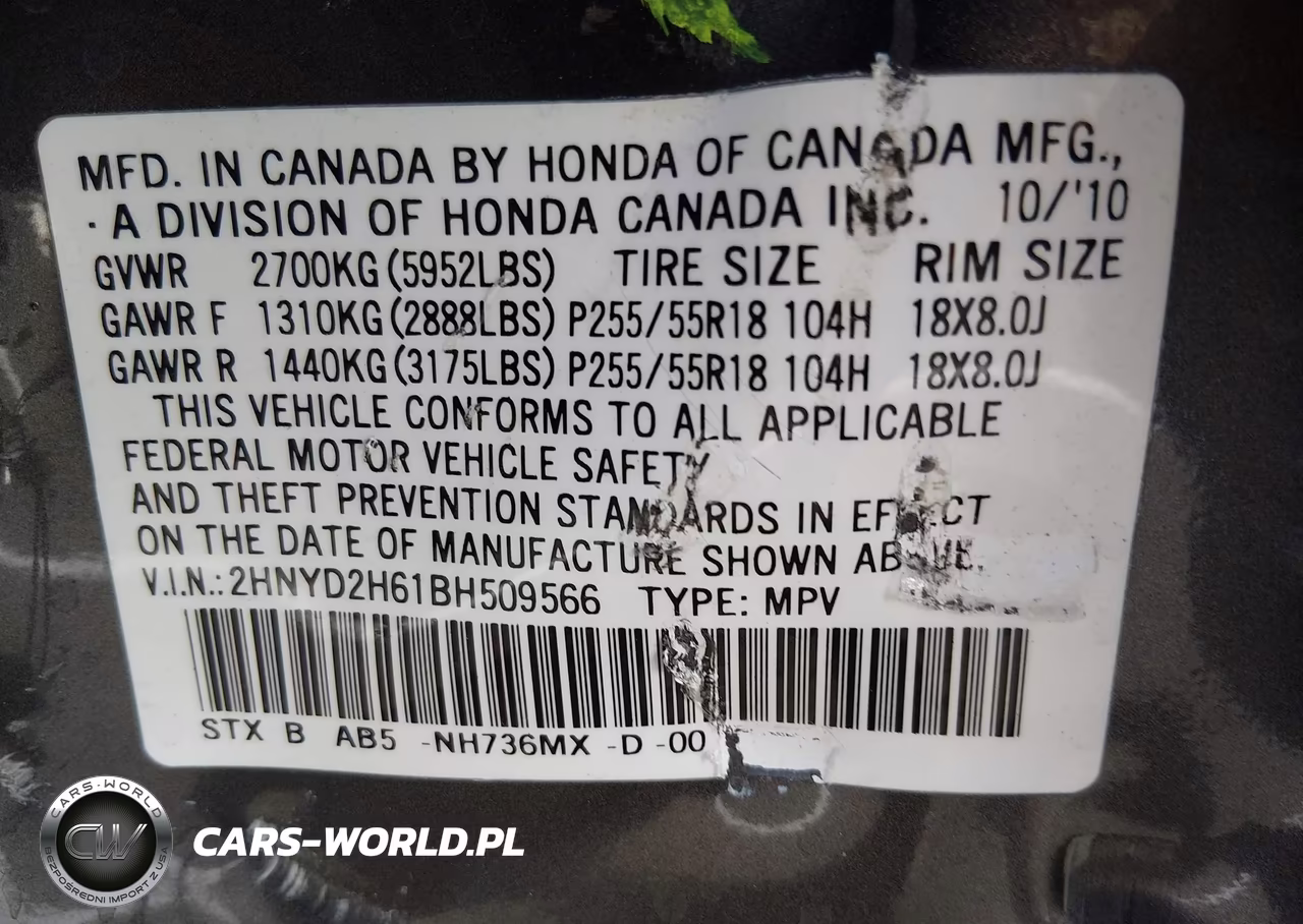 2011 Acura Mdx Technology Package VIN:2HNYD2H61BH509566 - 9