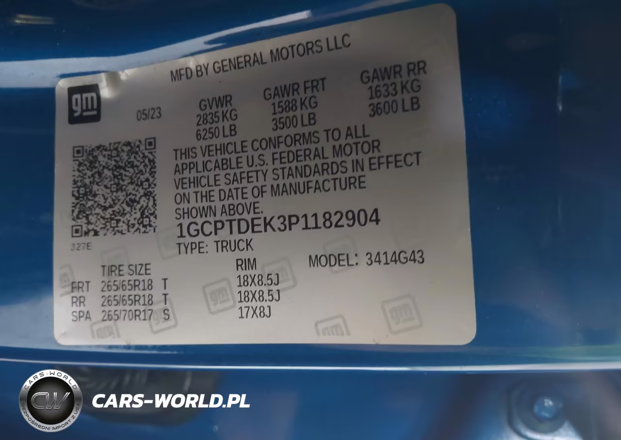 2023 Chevrolet Colorado 4Wd Short Box Z71 VIN:1GCPTDEK3P1182904 - 9