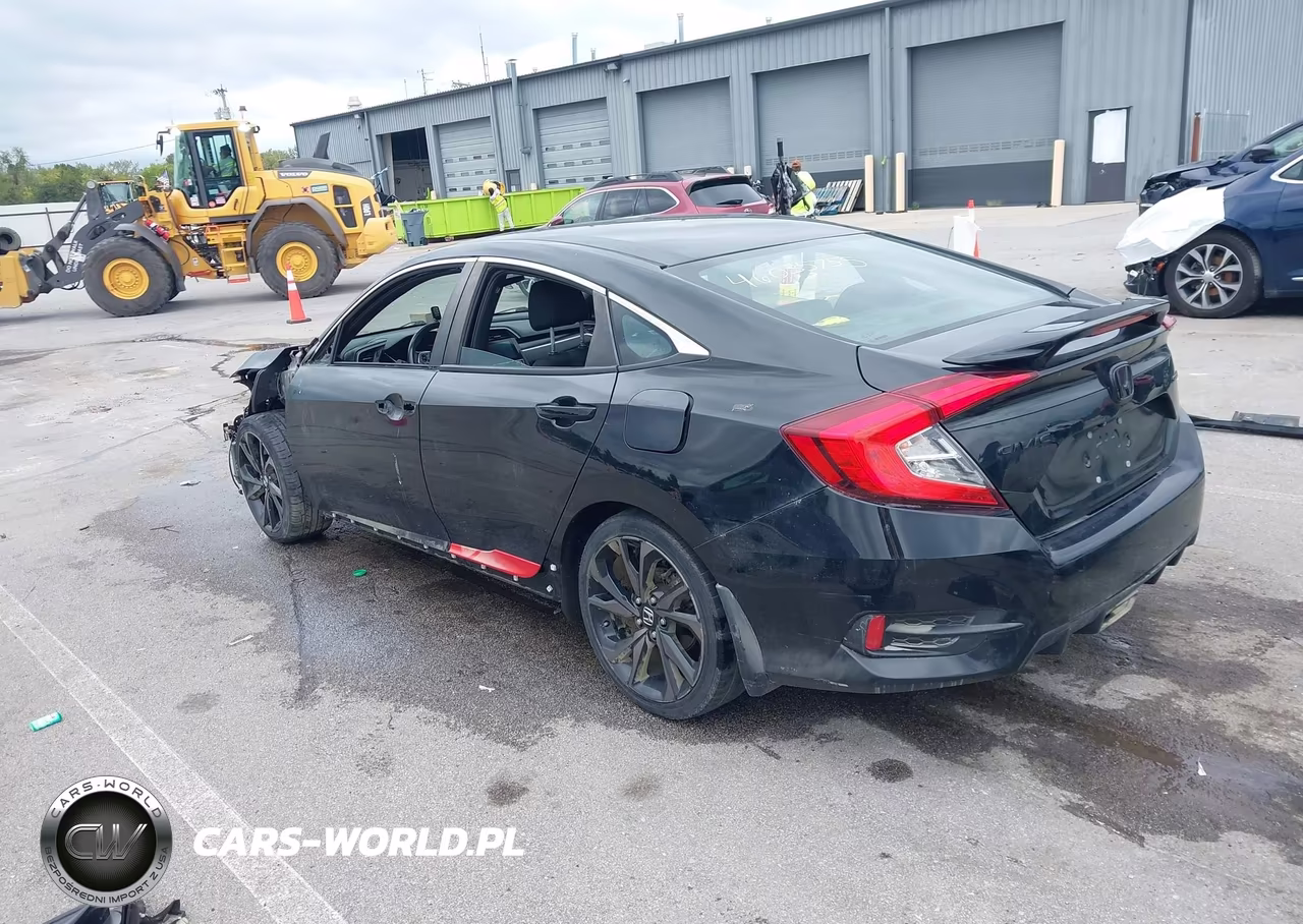 2021 Honda Civic Sport VIN:19XFC2F88ME002358 - 3