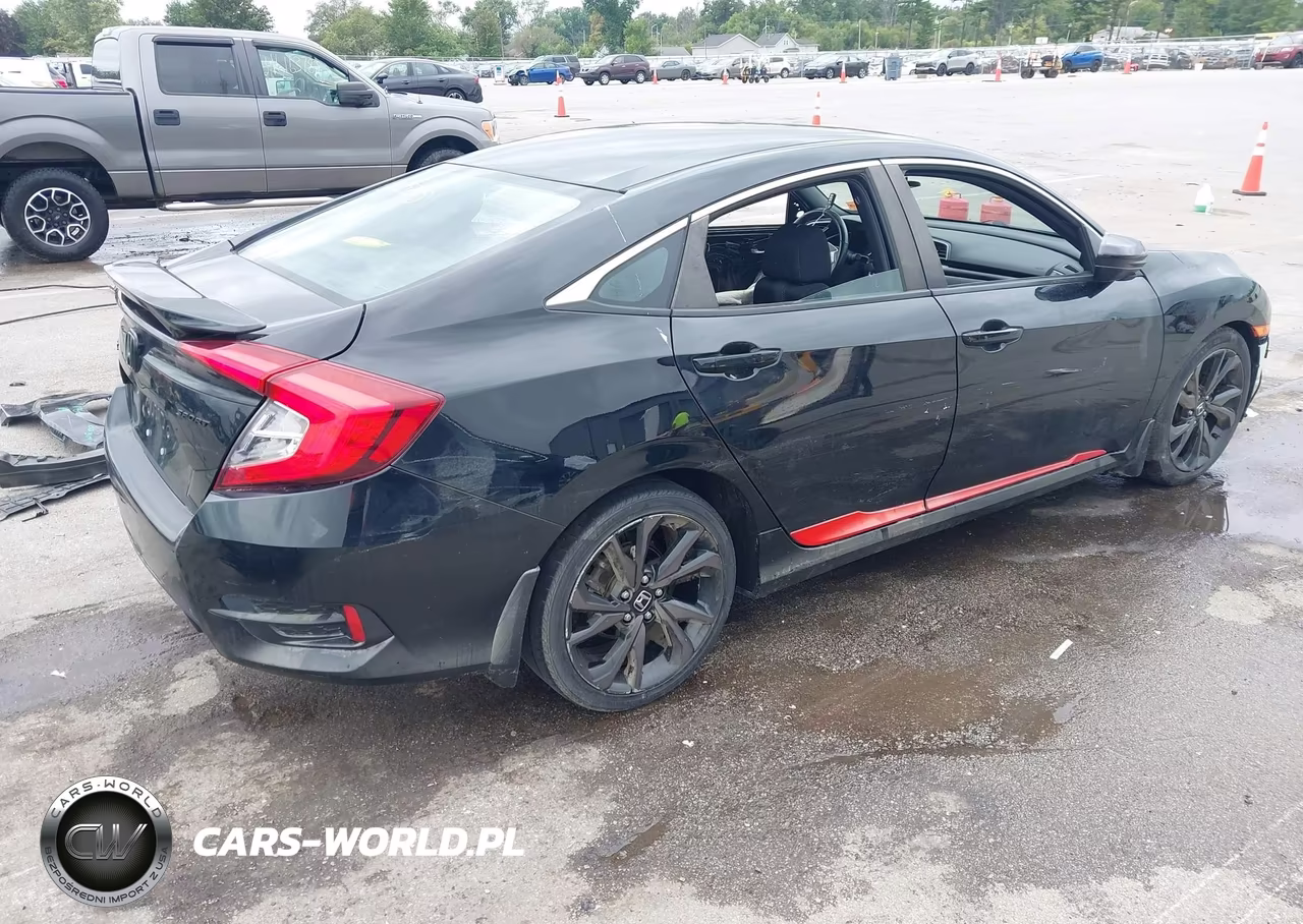 2021 Honda Civic Sport VIN:19XFC2F88ME002358 - 4