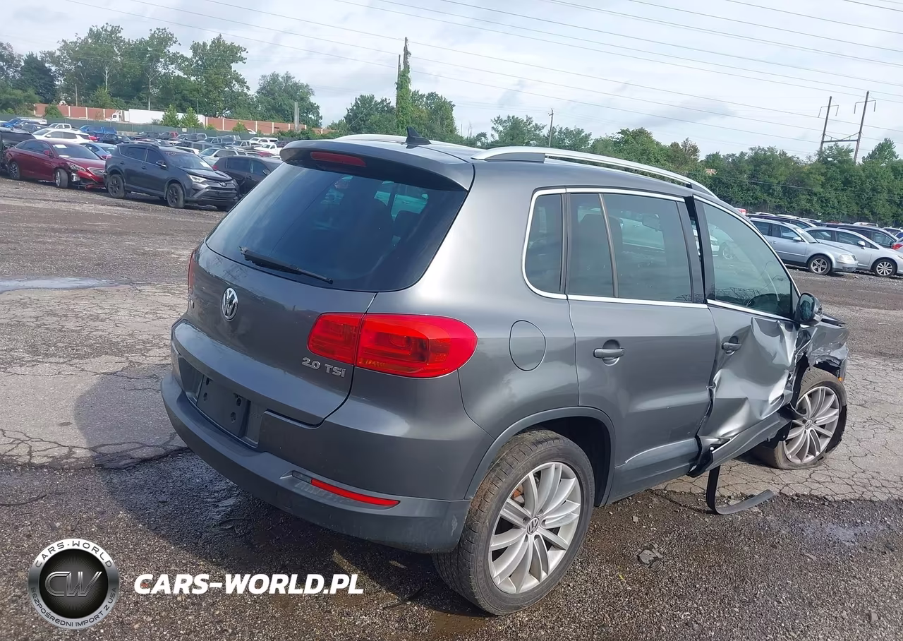 2014 Volkswagen Tiguan Sel VIN:WVGAV3AX6EW592801 - 4