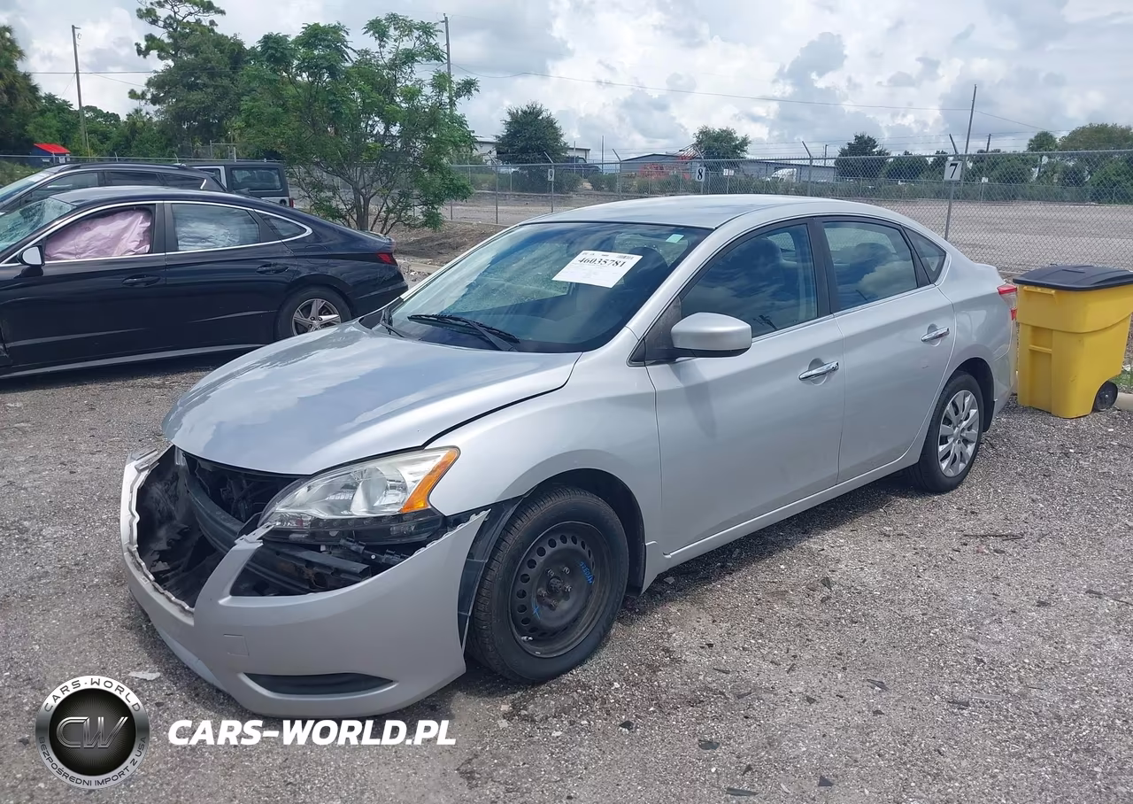 2013 Nissan Sentra Sv VIN:3N1AB7AP9DL660147 - 2