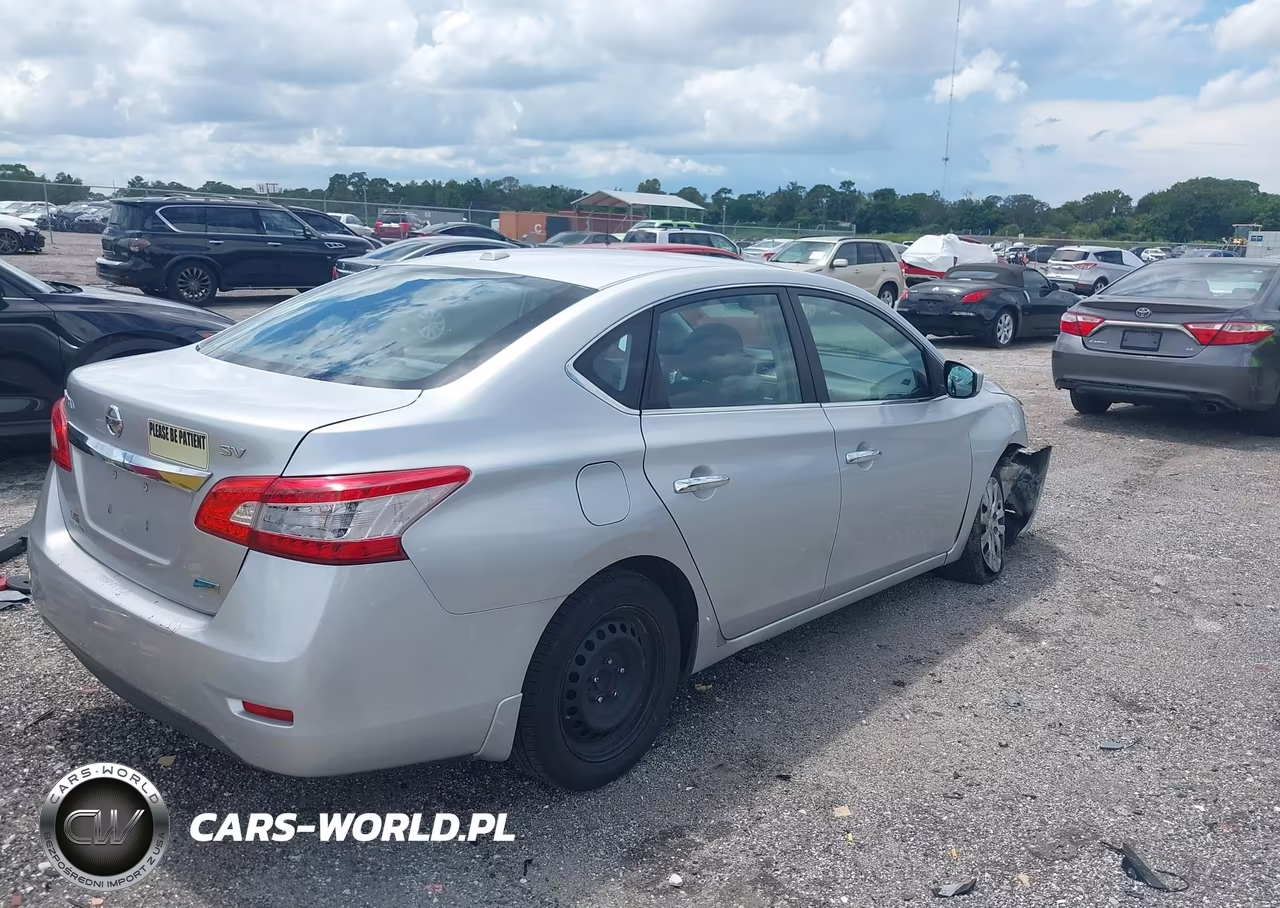 2013 Nissan Sentra Sv VIN:3N1AB7AP9DL660147 - 4