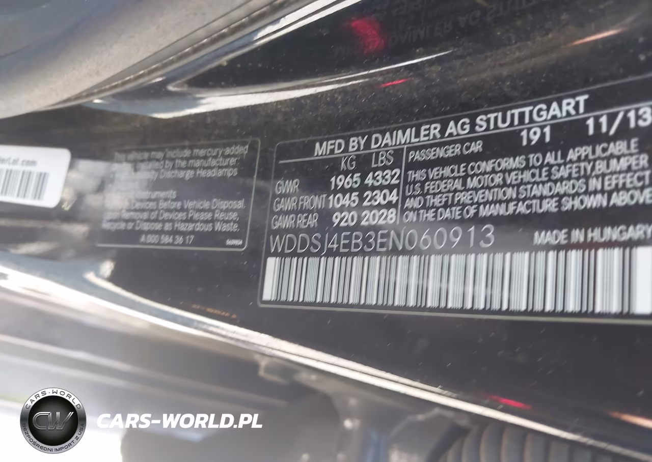 2014 Mercedes-Benz Cla 250 VIN:WDDSJ4EB3EN060913 - 9