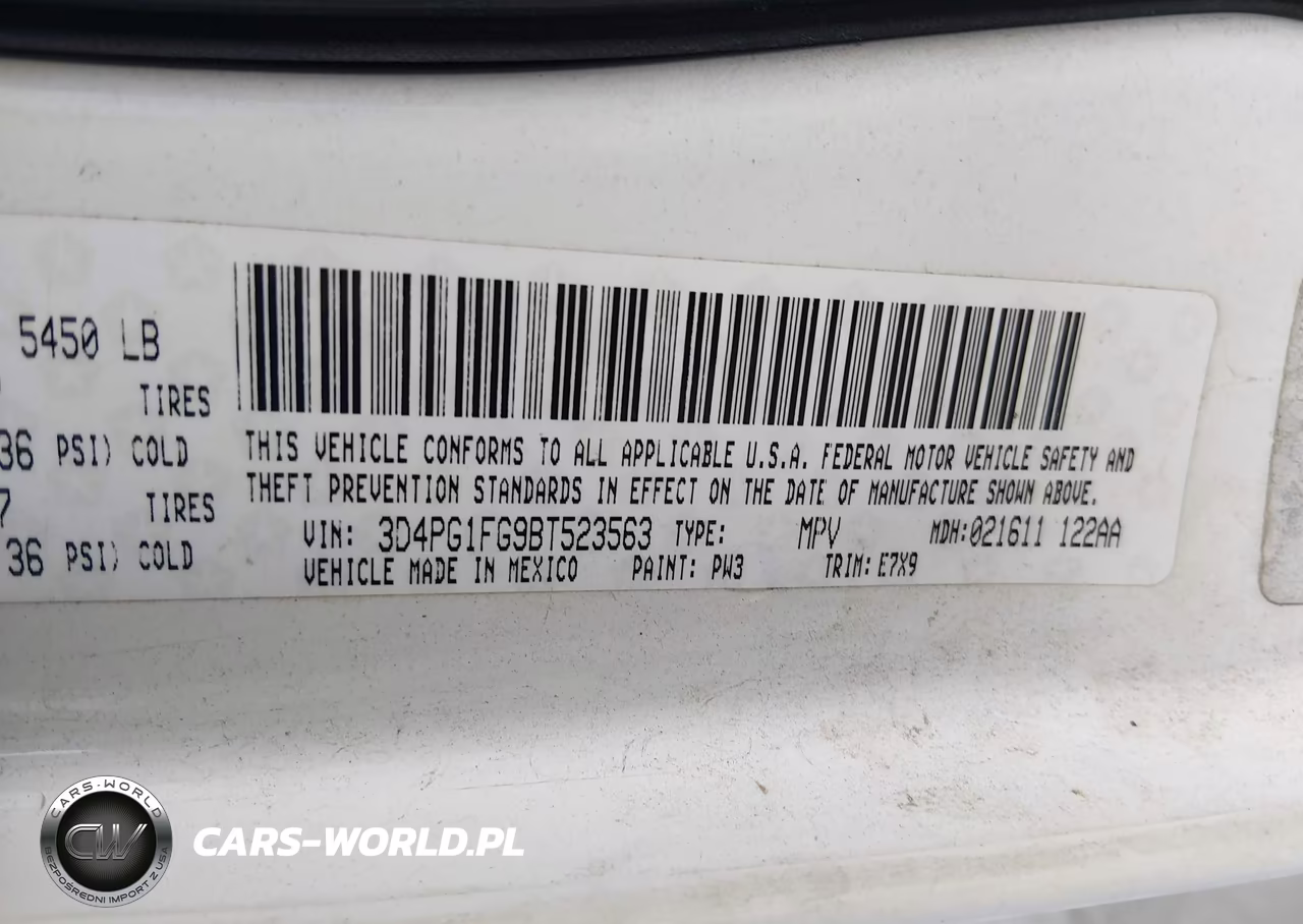2011 Dodge Journey Mainstreet VIN:3D4PG1FG9BT523563 - 9
