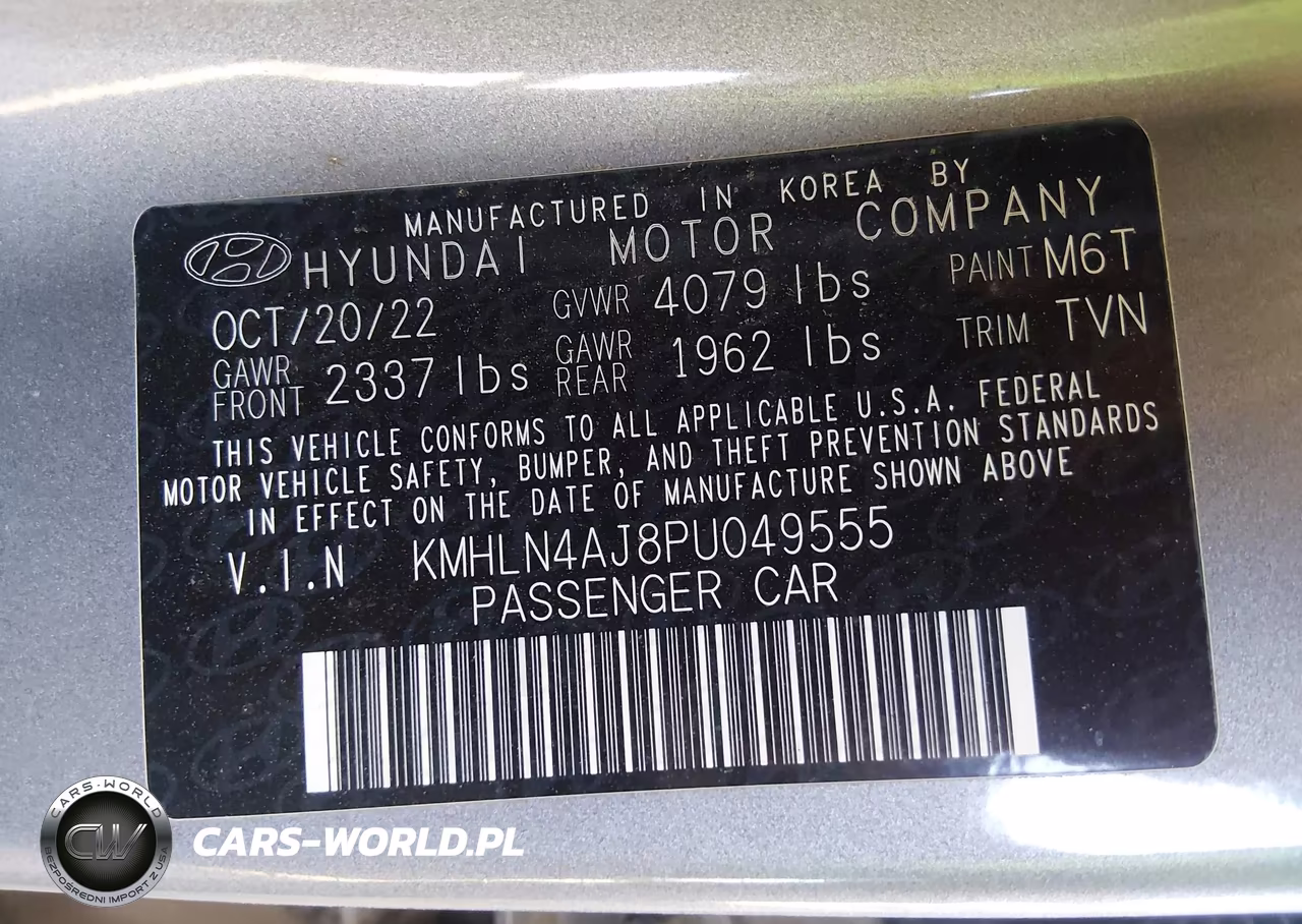 2023 Hyundai Elantra Hybrid Limited VIN:KMHLN4AJ8PU049555 - 9