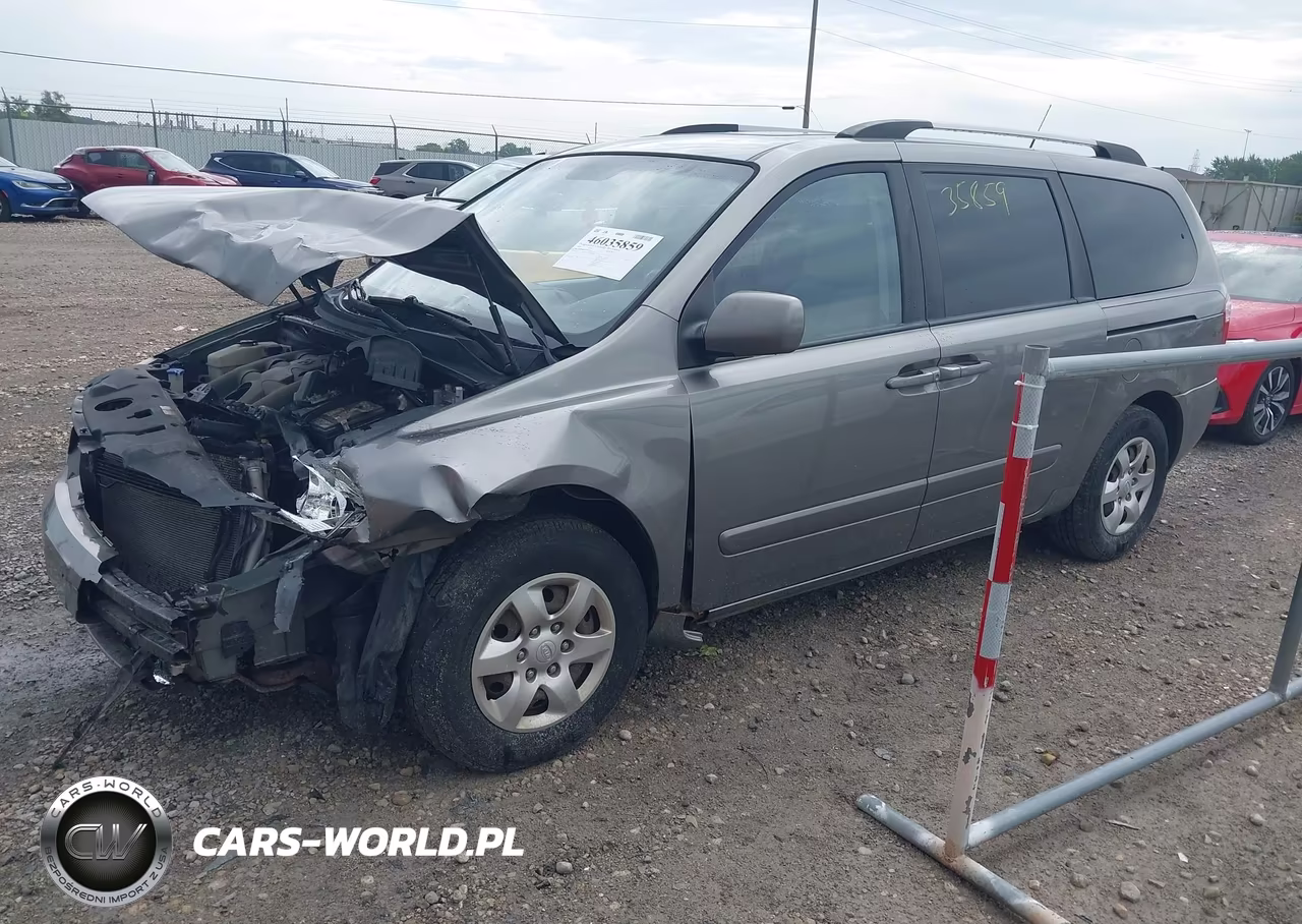 2010 Kia Sedona Lx VIN:KNDMG4C37A6355384 - 2