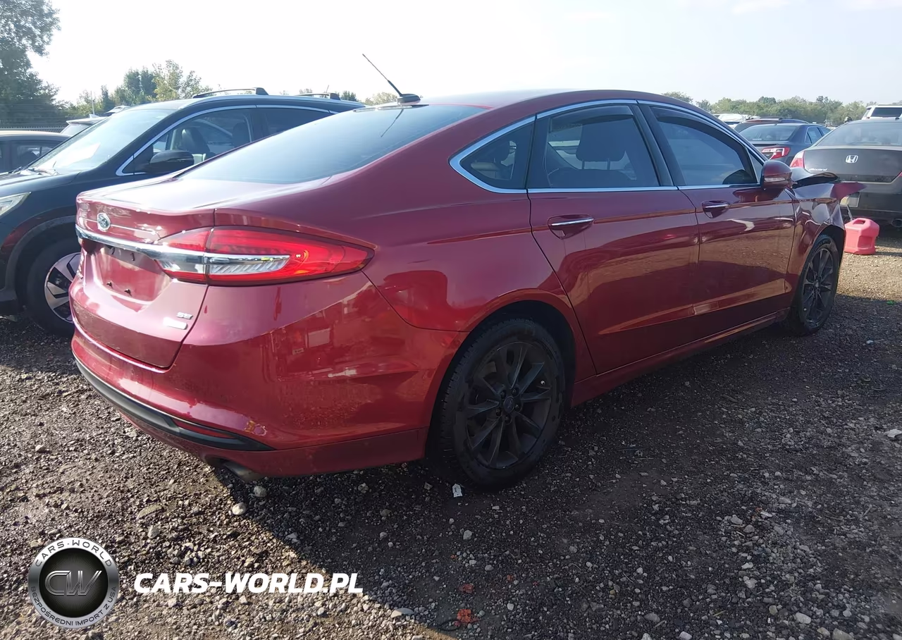 2017 Ford Fusion Se VIN:3FA6P0HD4HR186396 - 4