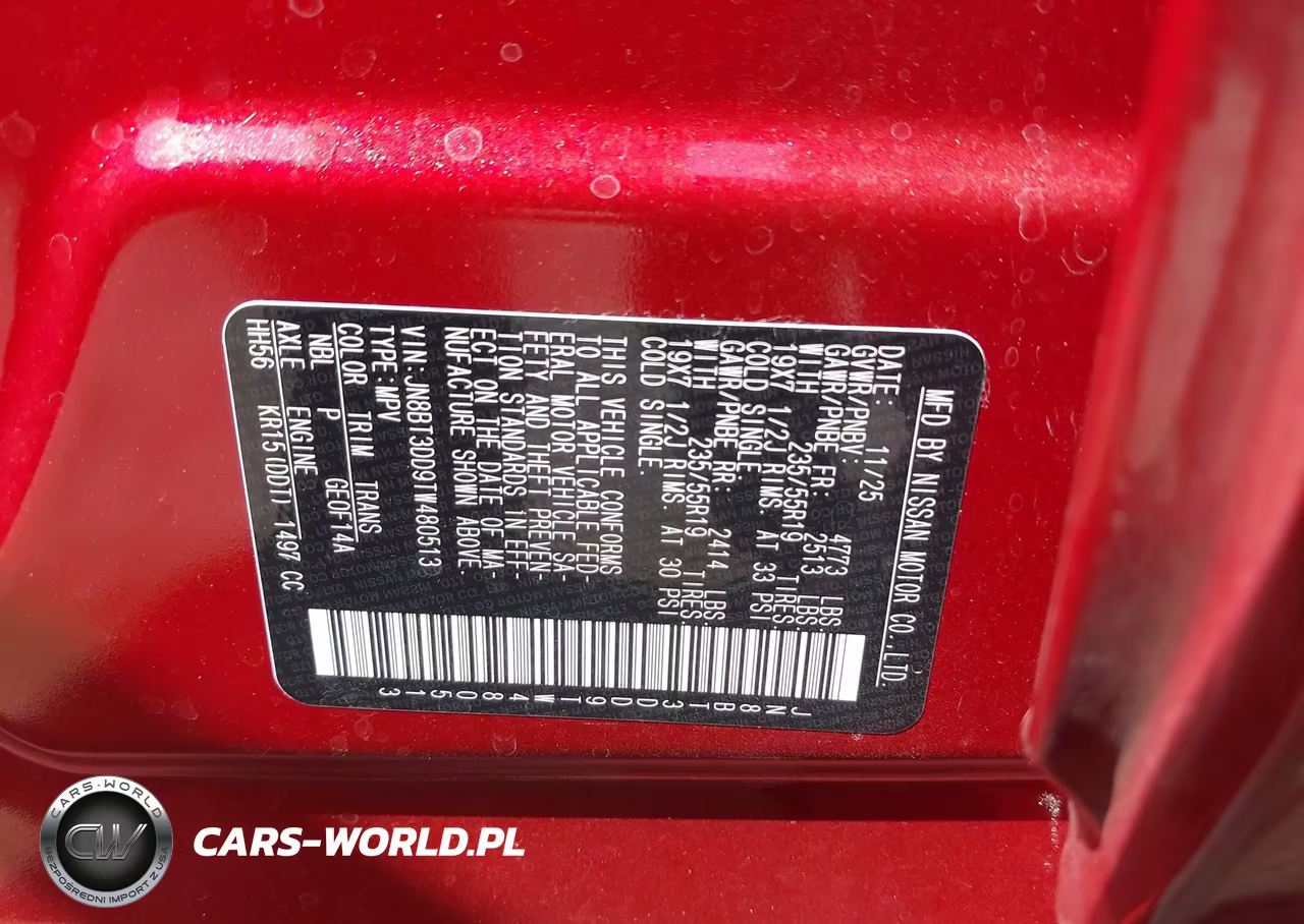 2026 Nissan Rogue Platinum VIN:JN8BT3DD9TW480513 - 9