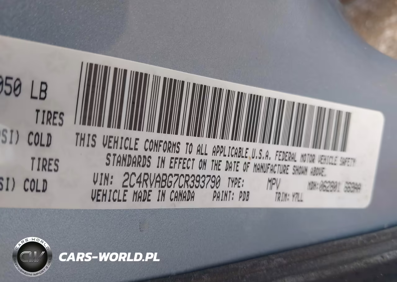 2012 Volkswagen Routan Se VIN:2C4RVABG7CR393790 - 9