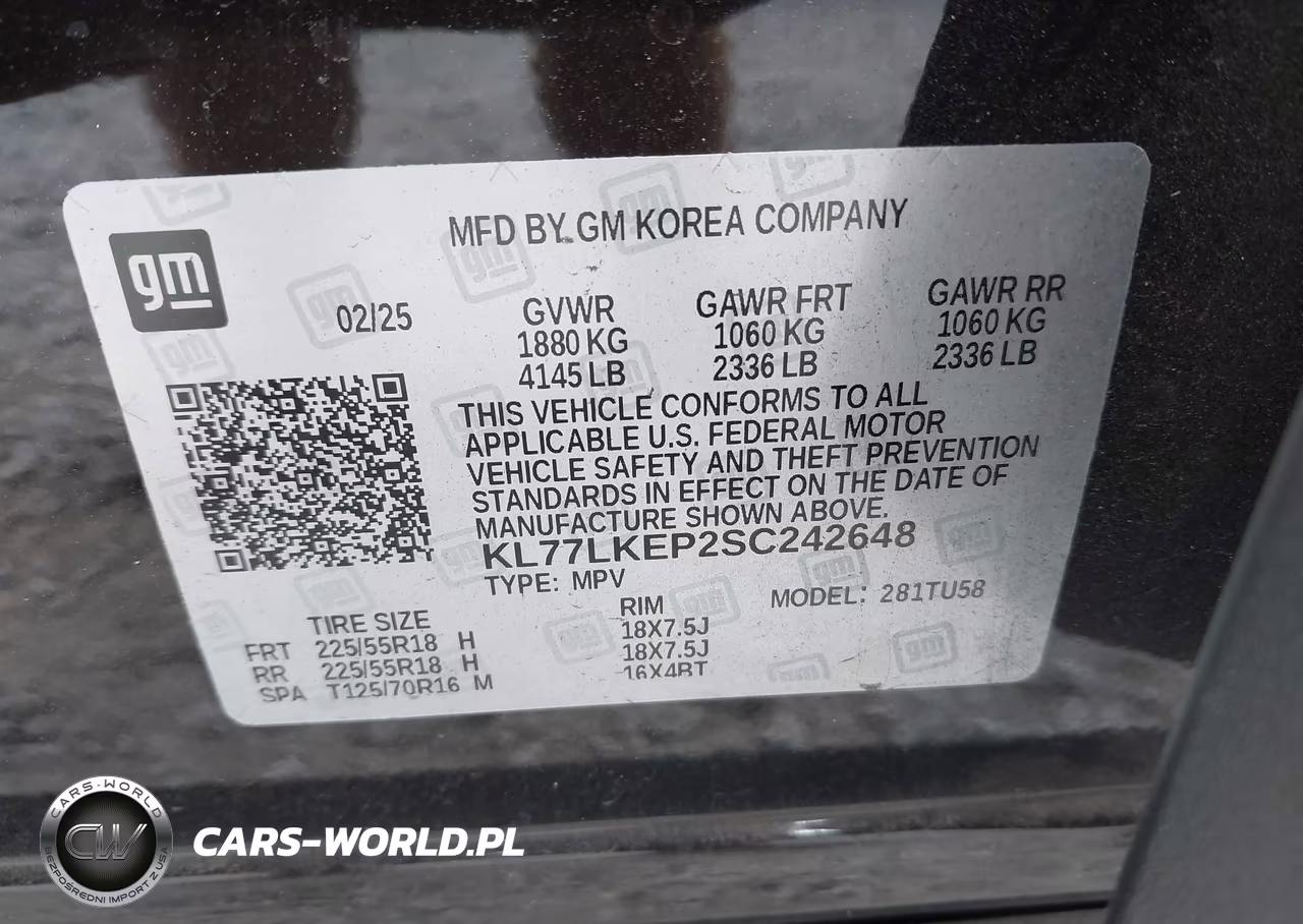 2025 Chevrolet Trax Fwd Activ VIN:KL77LKEP2SC242648 - 9