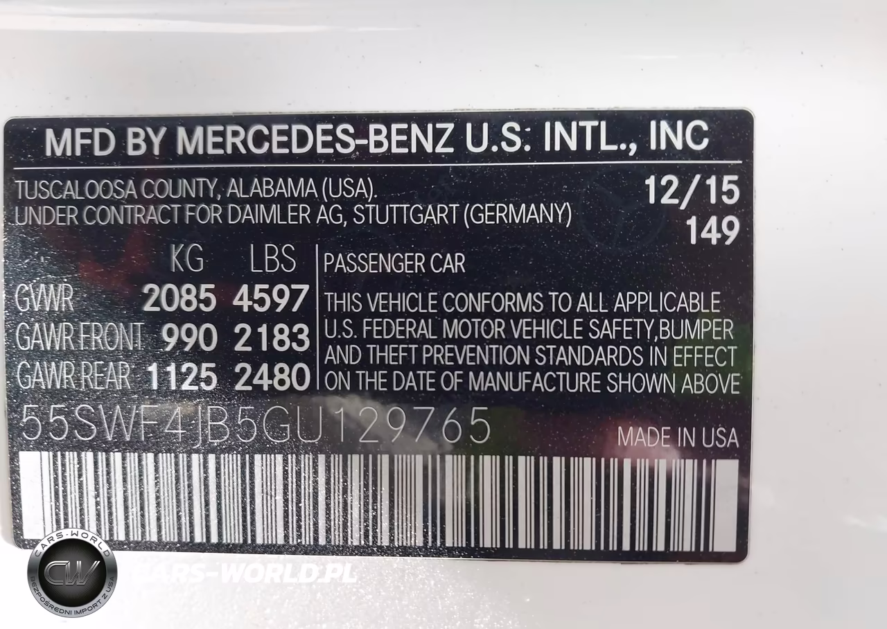 2016 Mercedes-Benz C 300 VIN:55SWF4JB5GU129765 - 9