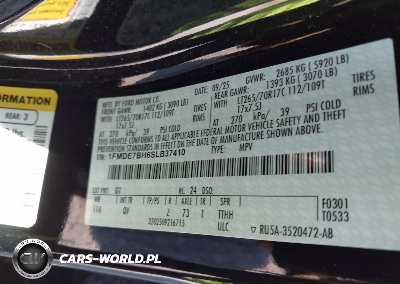 2025 Ford Bronco Big Bend VIN:1FMDE7BH6SLB37410 - 9