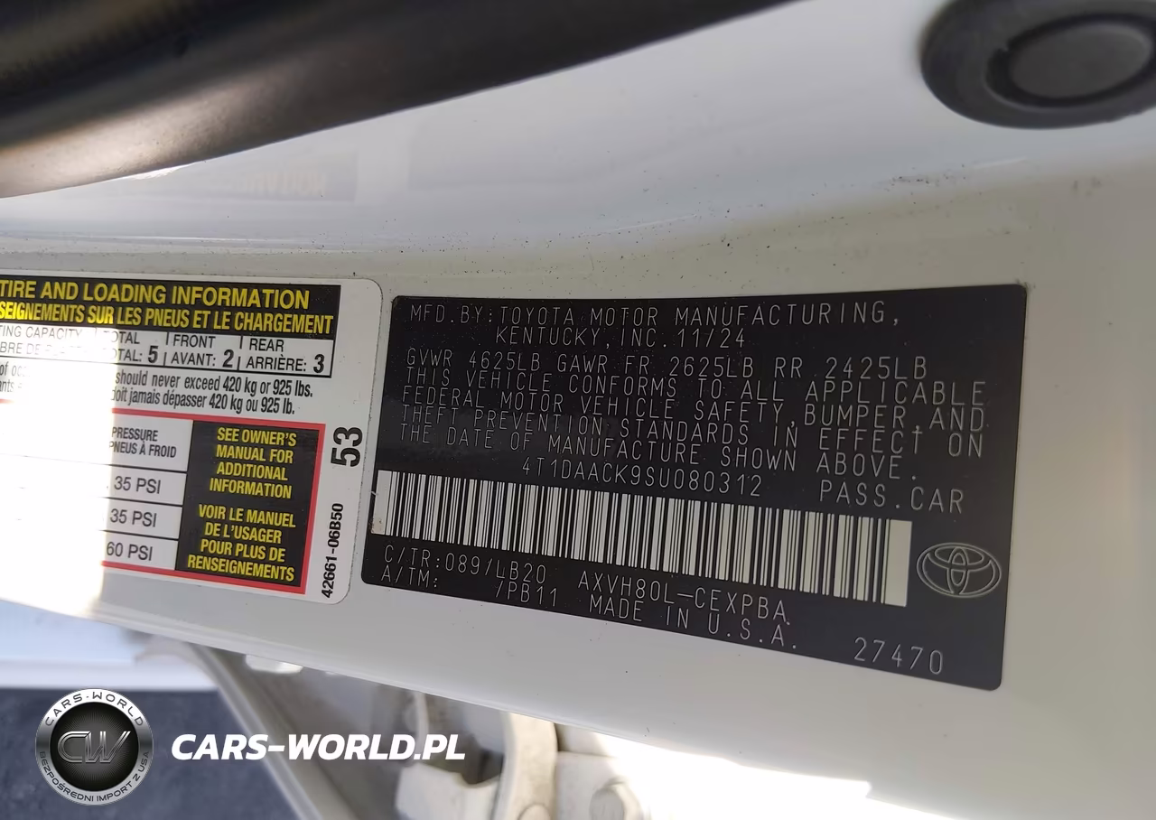 2025 Toyota Camry Xse VIN:4T1DAACK9SU080312 - 9