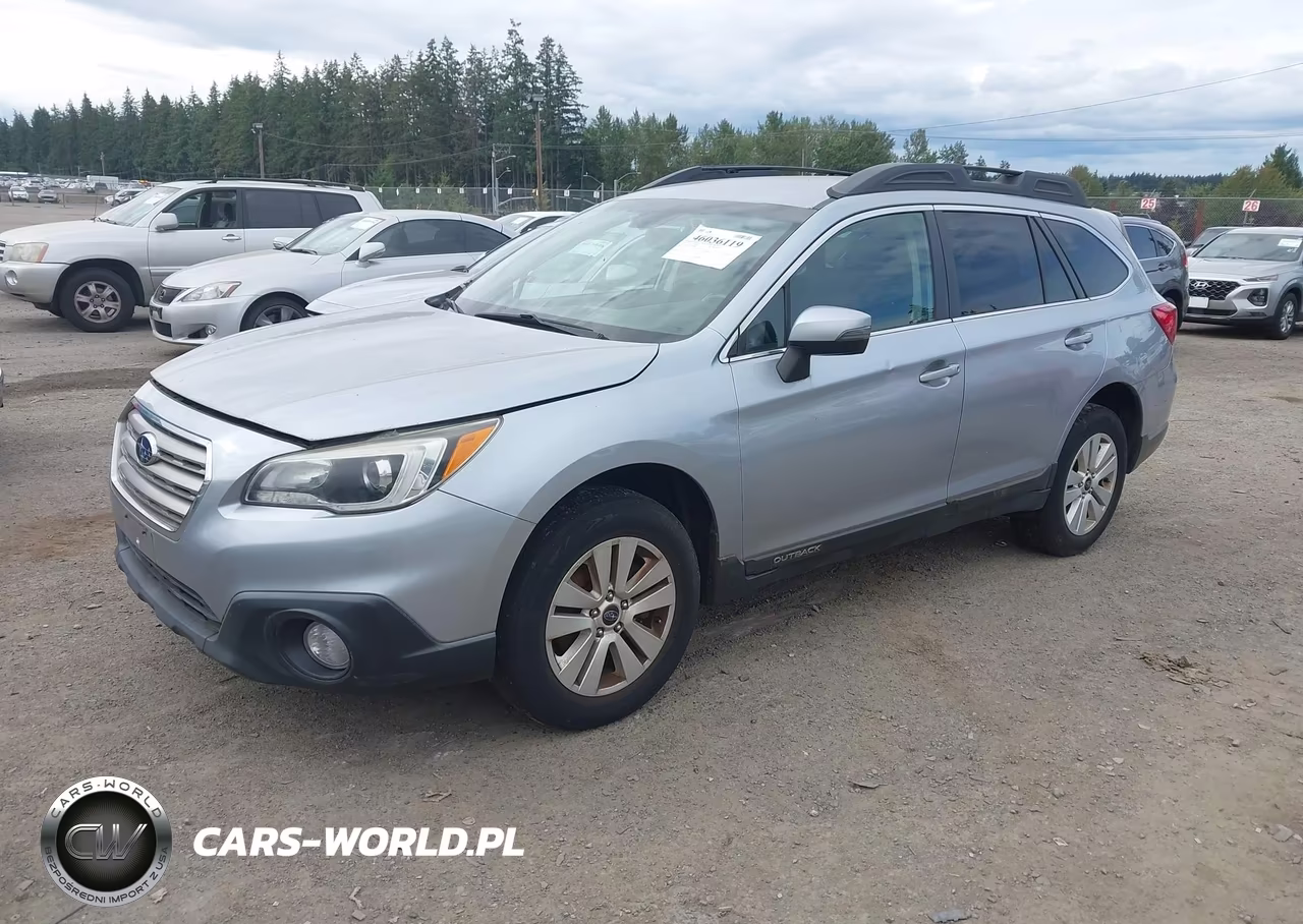 2015 Subaru Outback 2.5I Premium VIN:4S4BSAFC0F3226889 - 2