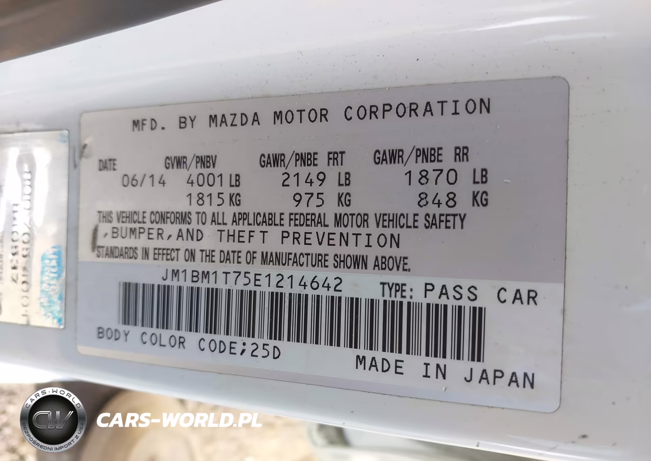 2014 Mazda Mazda3 I Sv VIN:JM1BM1T75E1214642 - 9