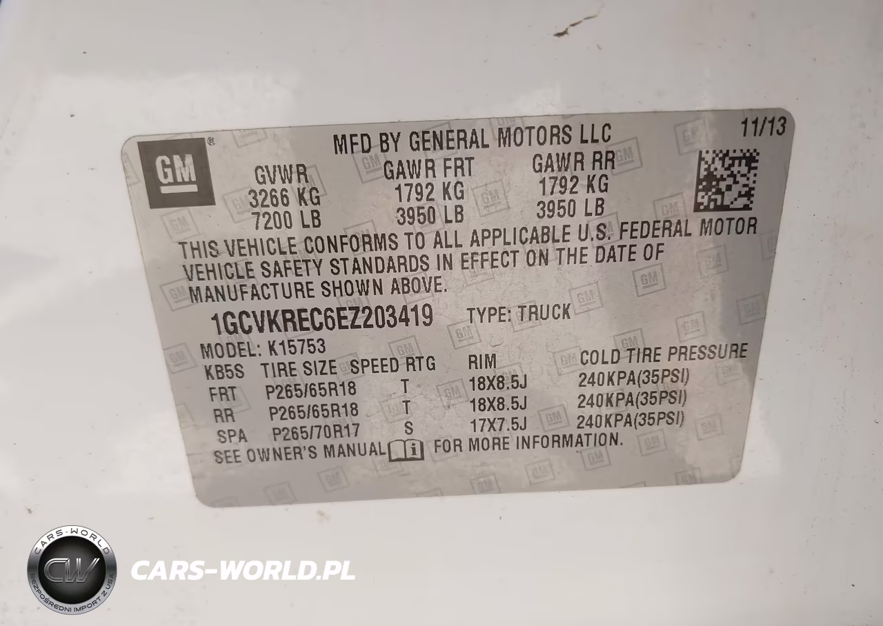 2014 Chevrolet Silverado 1500 Lt VIN:1GCVKREC6EZ203419 - 9