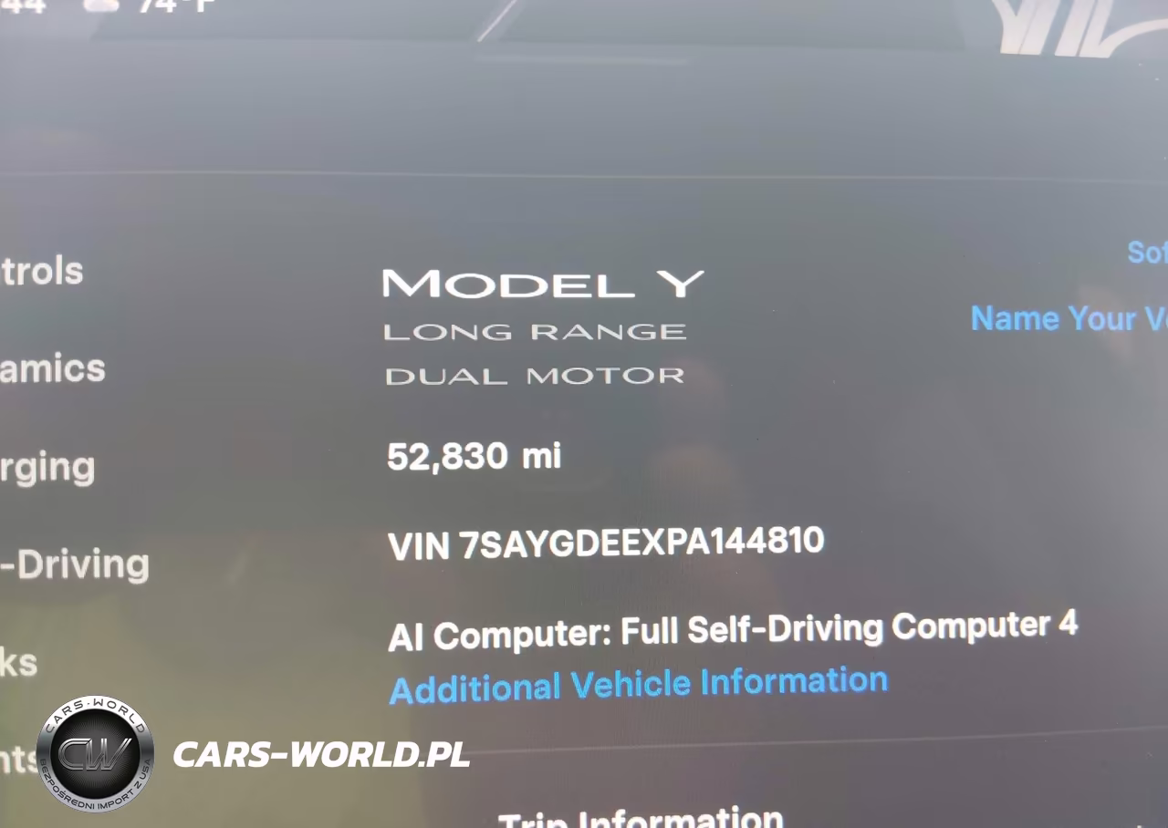 2023 Tesla Model Y Awd-Long Range Dual Motor All-Wheel Drive VIN:7SAYGDEEXPA144810 - 7