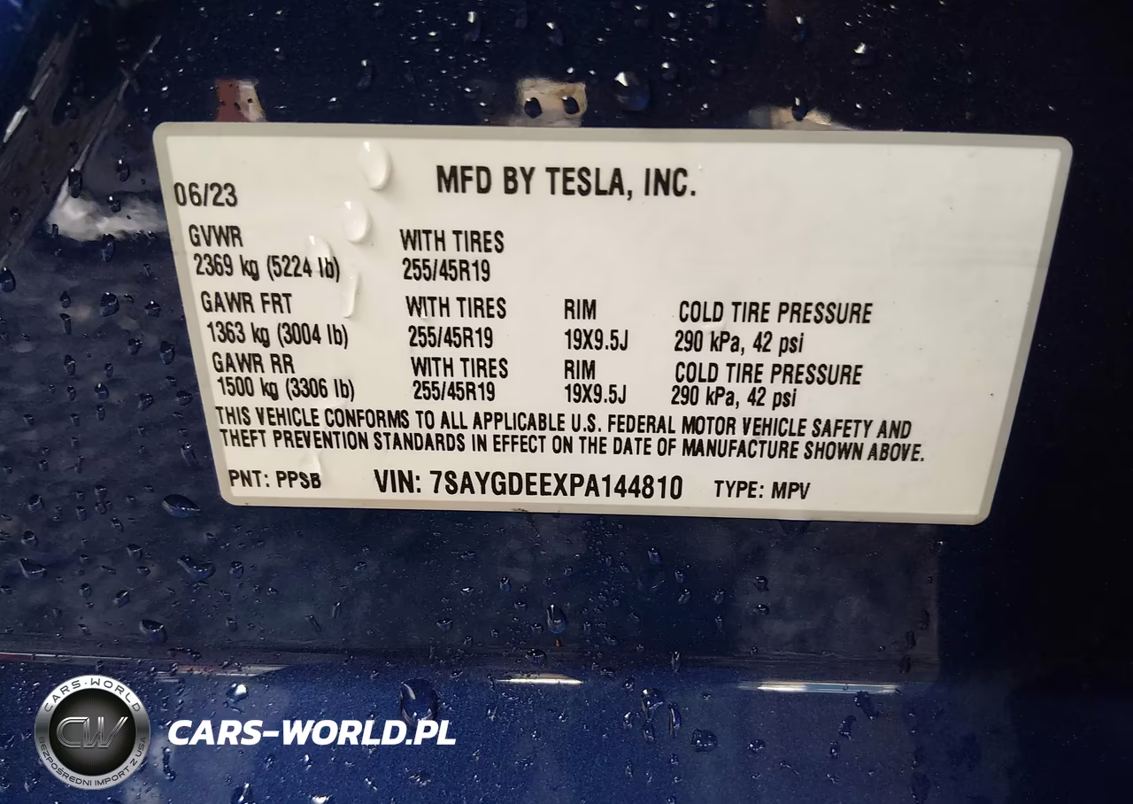 2023 Tesla Model Y Awd-Long Range Dual Motor All-Wheel Drive VIN:7SAYGDEEXPA144810 - 9