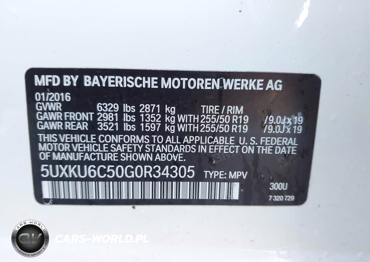 2016 BMW X6 xDrive50I VIN:5UXKU6C50G0R34305 - 9