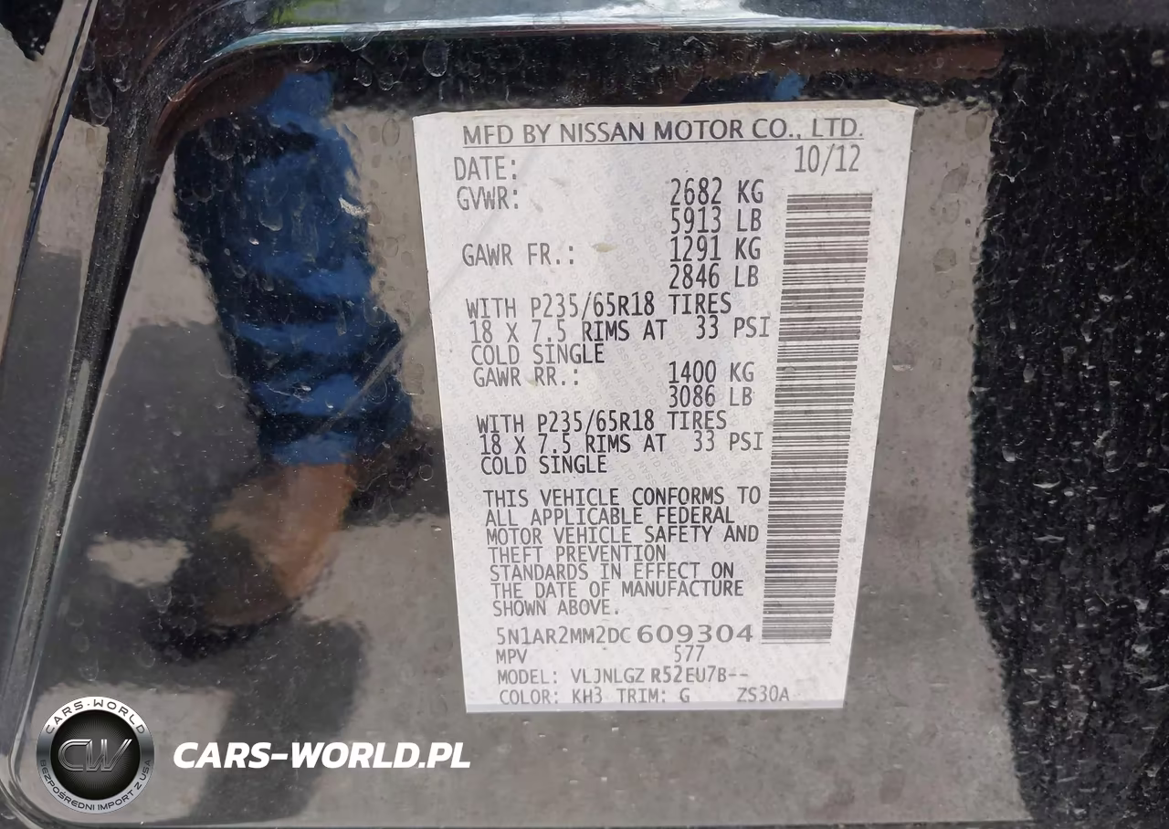 2013 Nissan Pathfinder Sl VIN:5N1AR2MM2DC609304 - 9