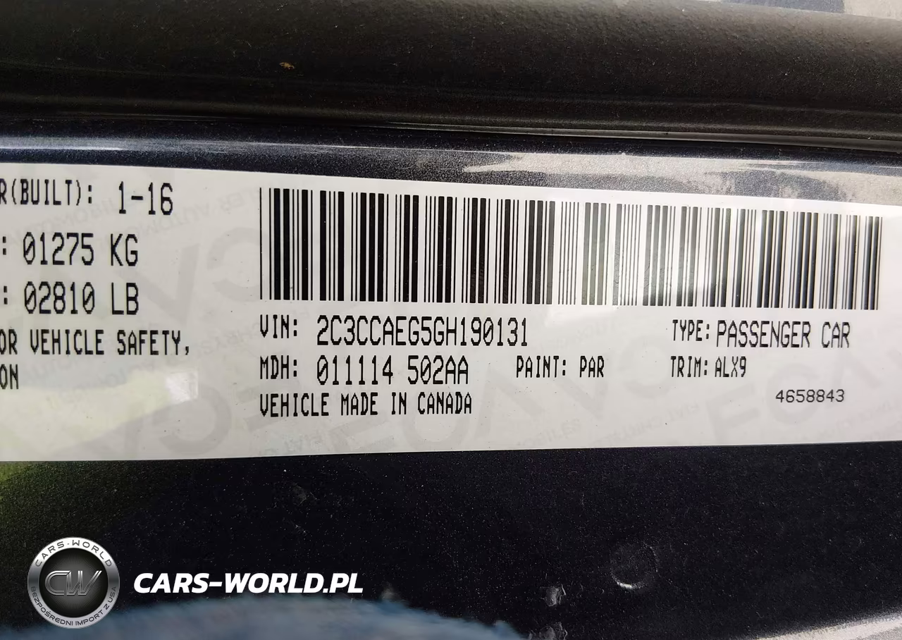 2016 Chrysler 300C VIN:2C3CCAEG5GH190131 - 9