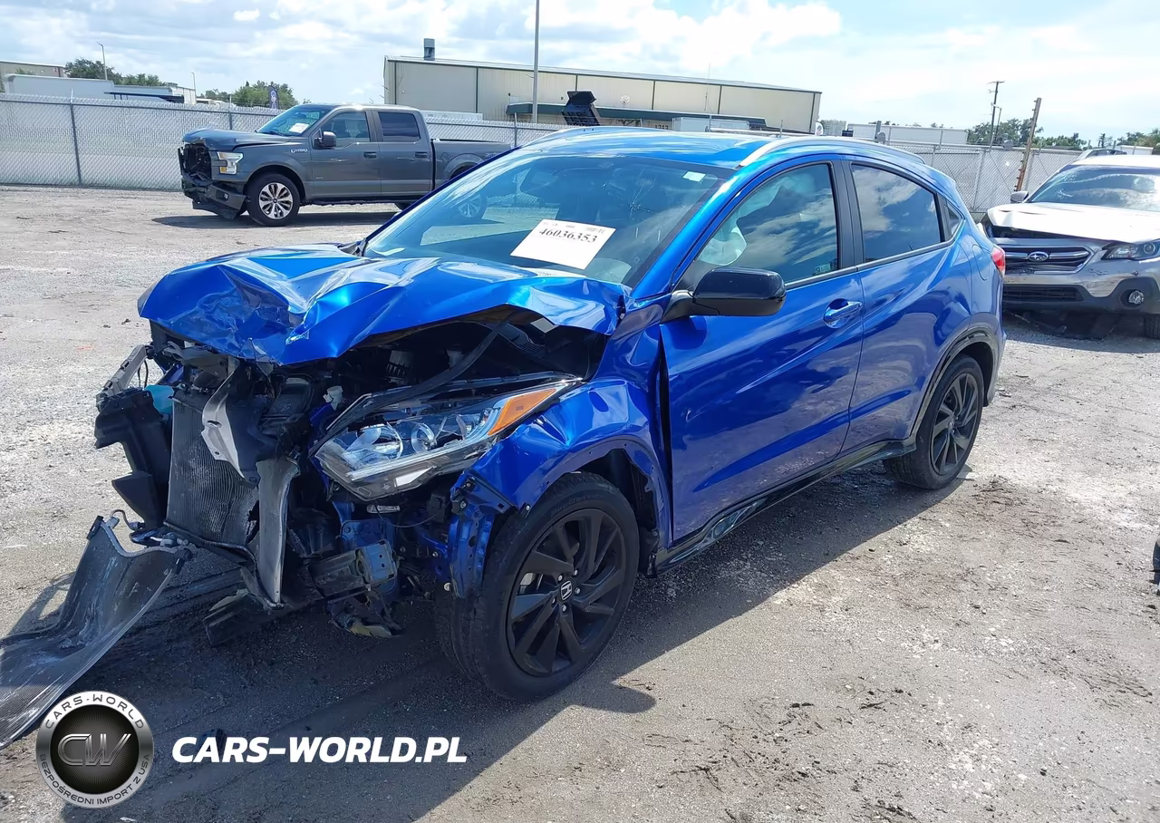 2022 Honda Hr-V Awd Sport VIN:3CZRU6H13NM749398 - 2