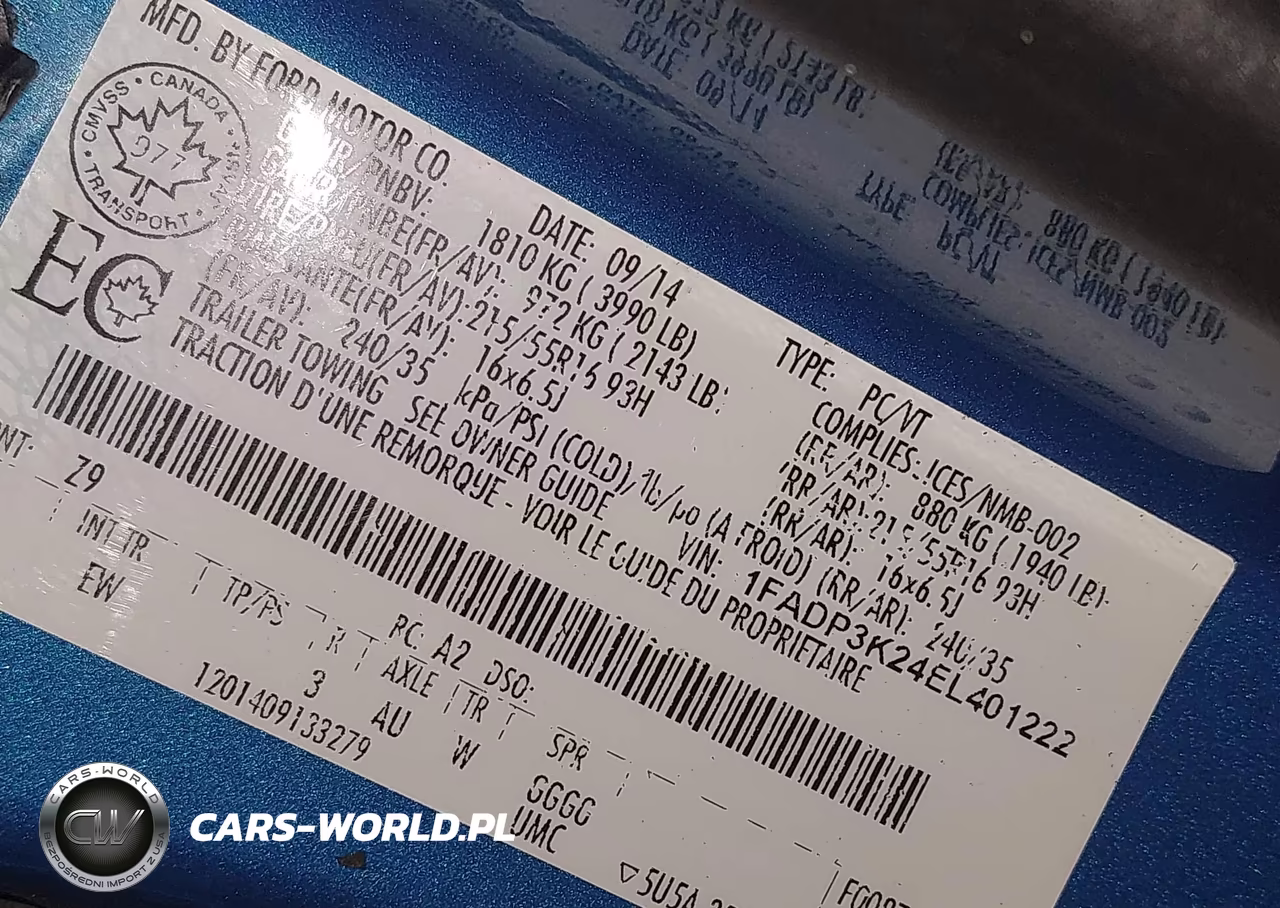 2014 Ford Focus Se VIN:1FADP3K24EL401222 - 9
