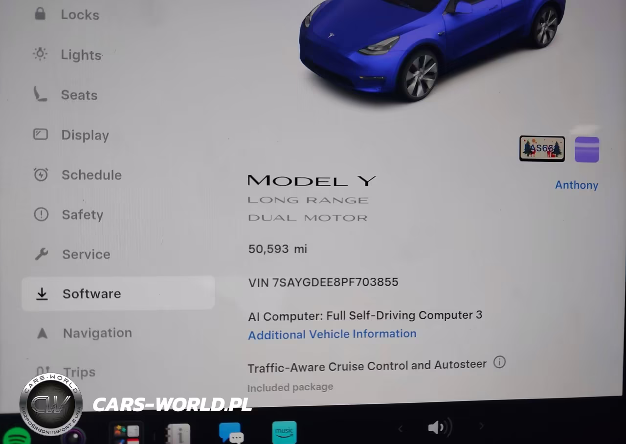 2023 Tesla Model Y Awd-Long Range Dual Motor All-Wheel Drive VIN:7SAYGDEE8PF703855 - 7