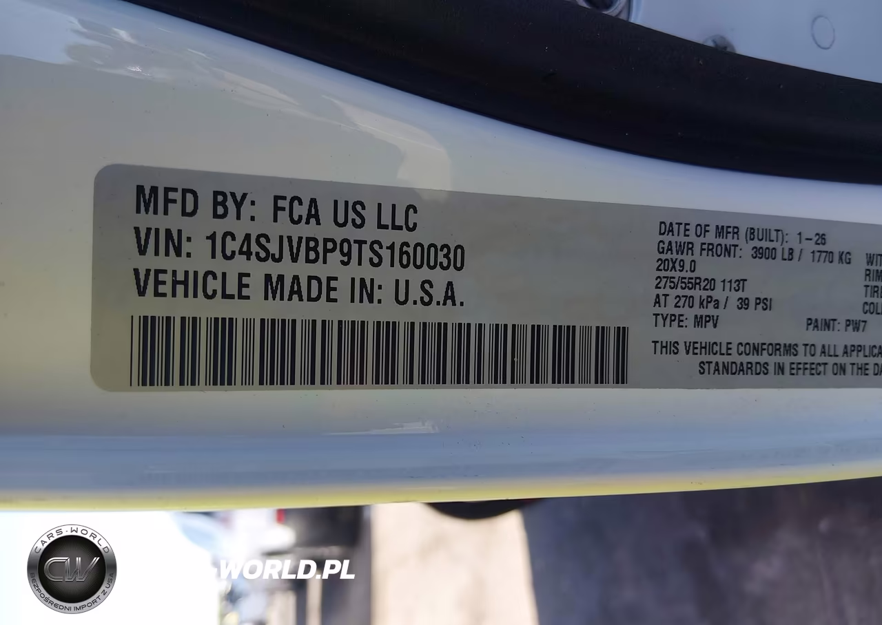 2026 Jeep Grand Wagoneer Limited Altitude 4X4 VIN:1C4SJVBP9TS160030 - 9