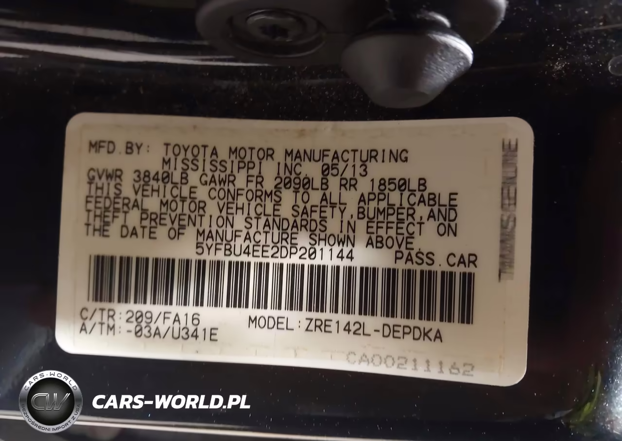 2013 Toyota Corolla L VIN:5YFBU4EE2DP201144 - 9