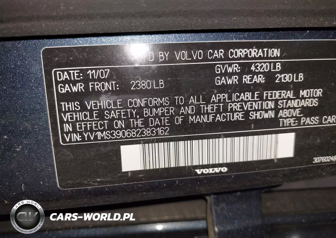 2008 Volvo S40 2.4I VIN:YV1MS390682383162 - 9