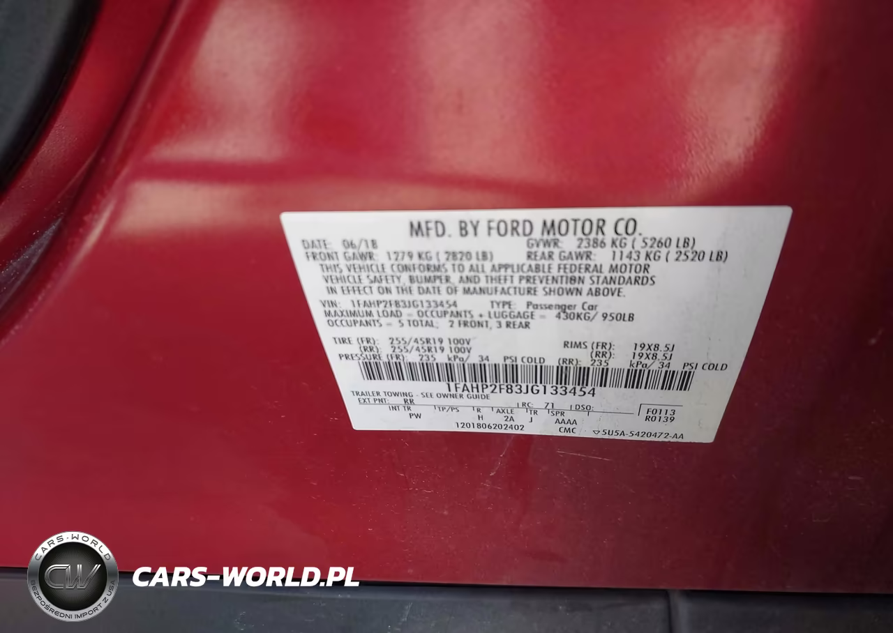 2018 Ford Taurus Limited VIN:1FAHP2F83JG133454 - 9