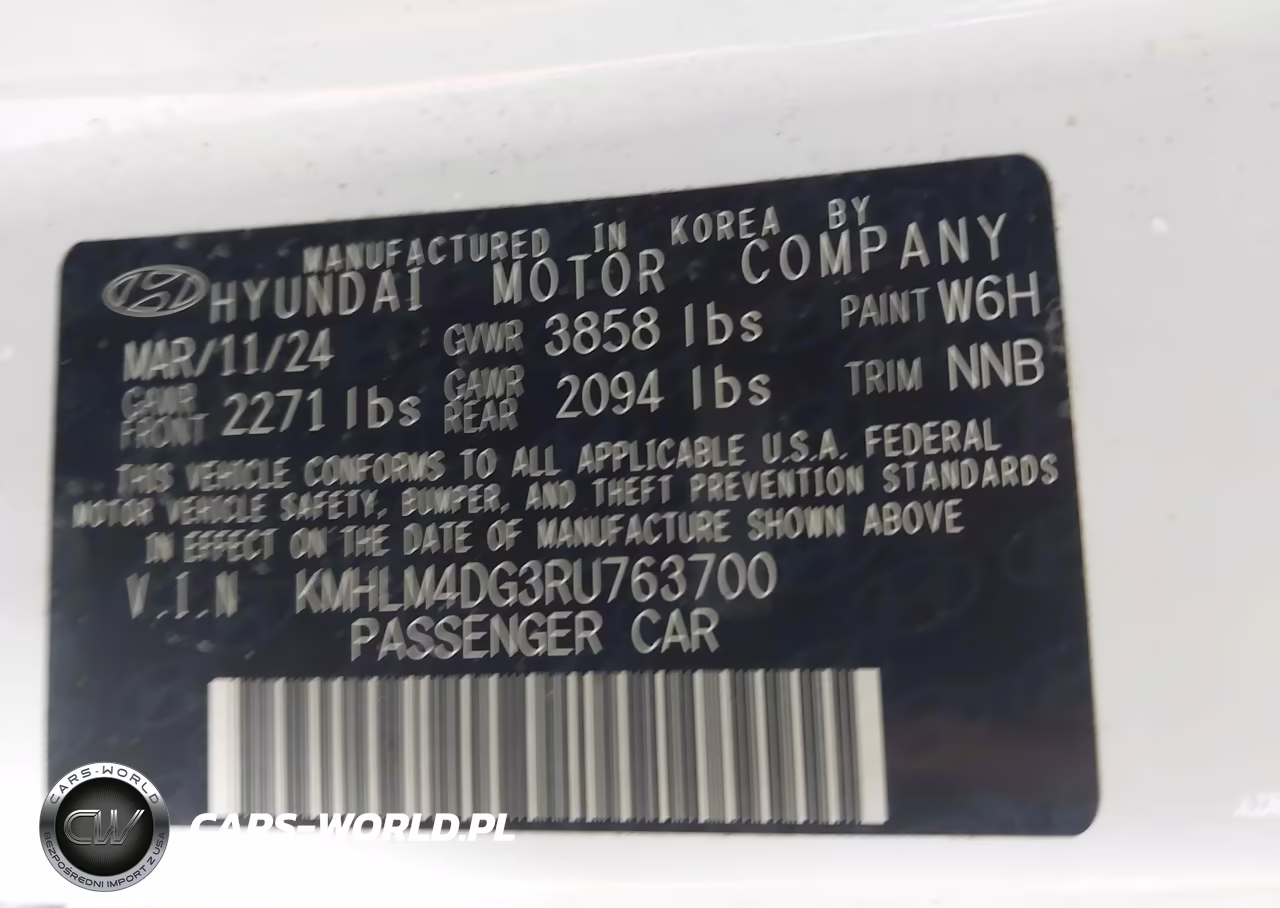 2024 Hyundai Elantra Sel VIN:KMHLM4DG3RU763700 - 9