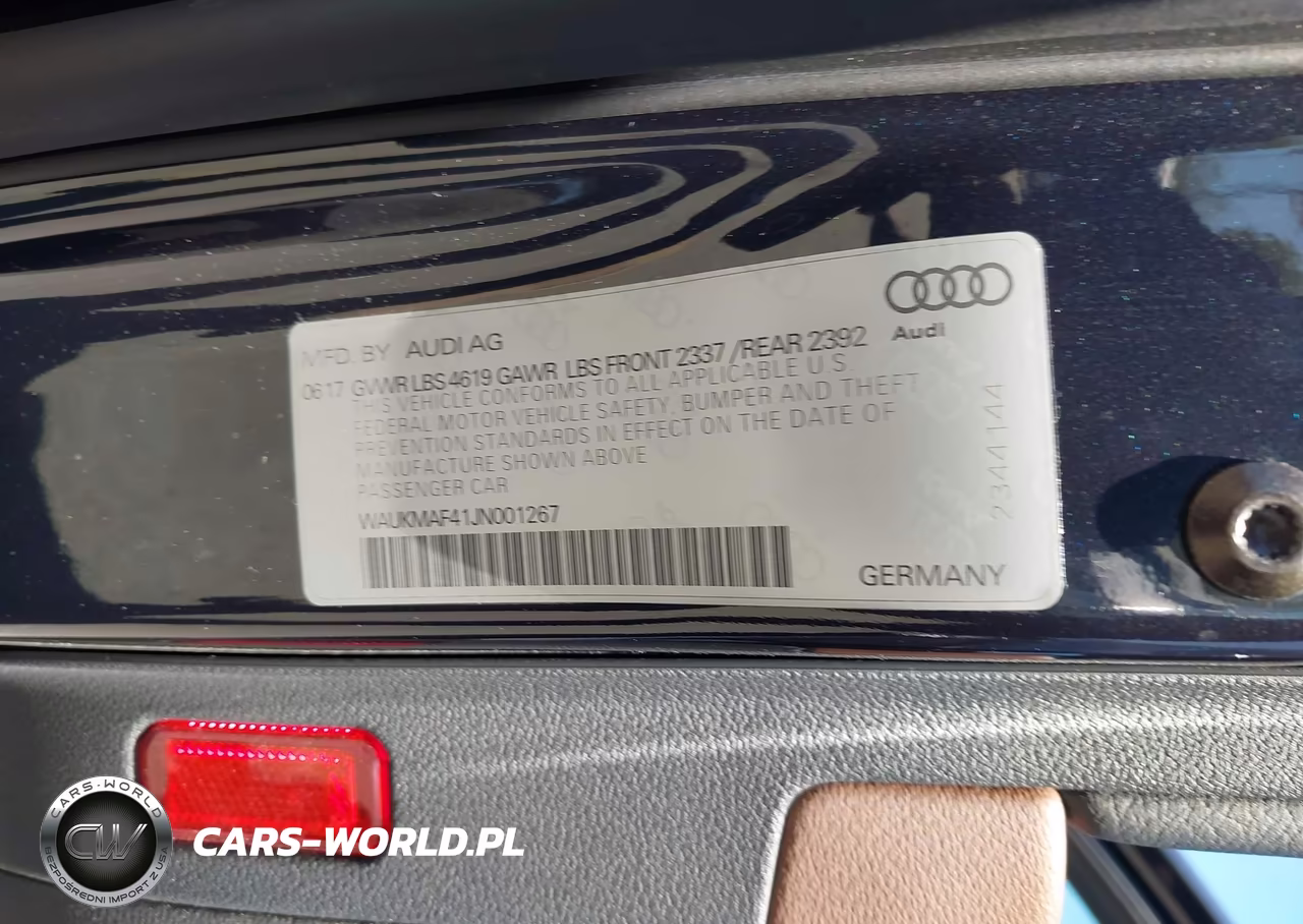 2018 Audi A4 2.0T Tech Ultra Premium-2.0T Ultra Premium VIN:WAUKMAF41JN001267 - 9