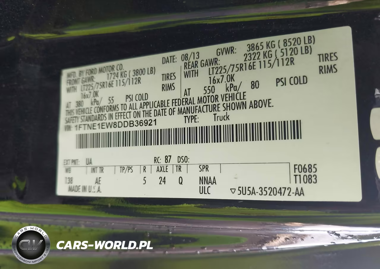 2013 Ford E-150 Commercial VIN:1FTNE1EW8DDB36921 - 9