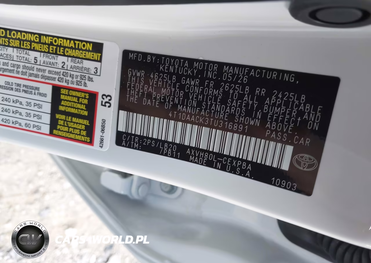 2026 Toyota Camry Xse VIN:4T1DAACK3TU316891 - 9