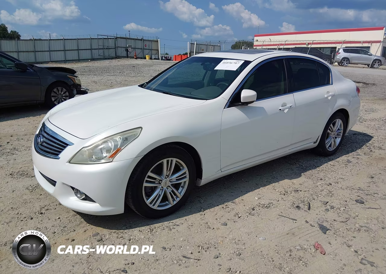 2011 Infiniti G25 Journey VIN:JN1DV6AP8BM830967 - 2