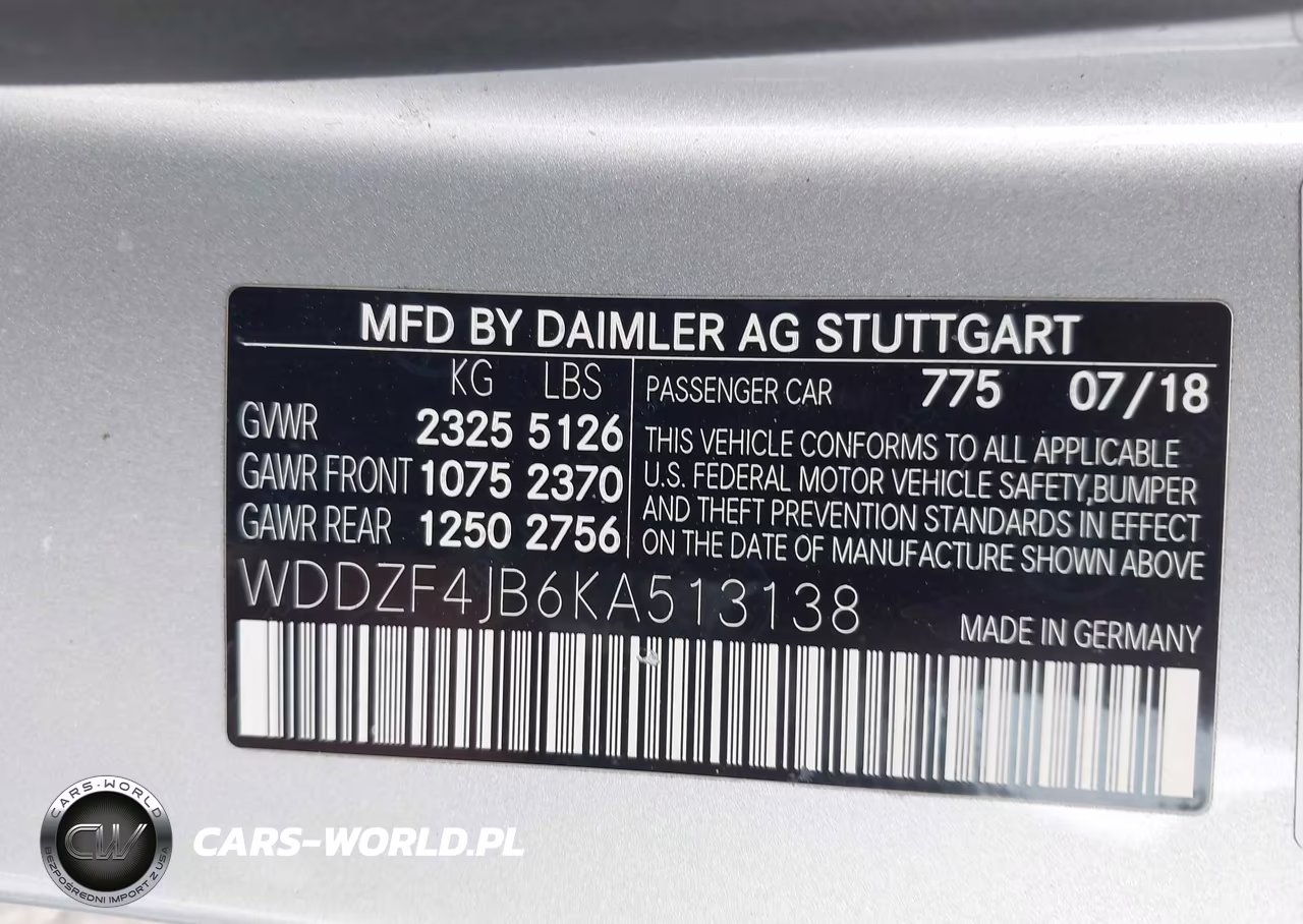 2019 Mercedes-Benz E 300 VIN:WDDZF4JB6KA513138 - 9