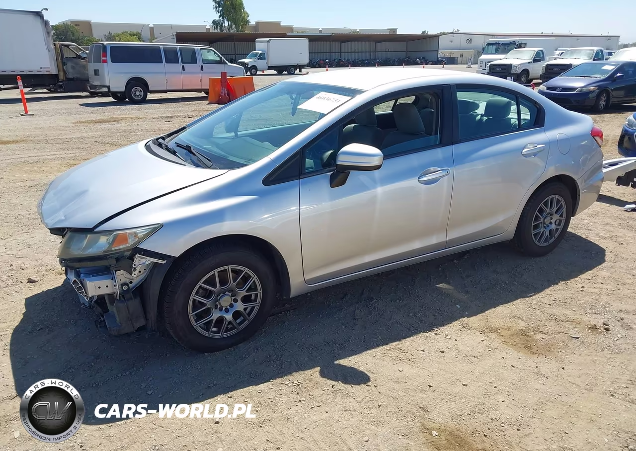 2014 Honda Civic Lx VIN:19XFB2F5XEE250203 - 2