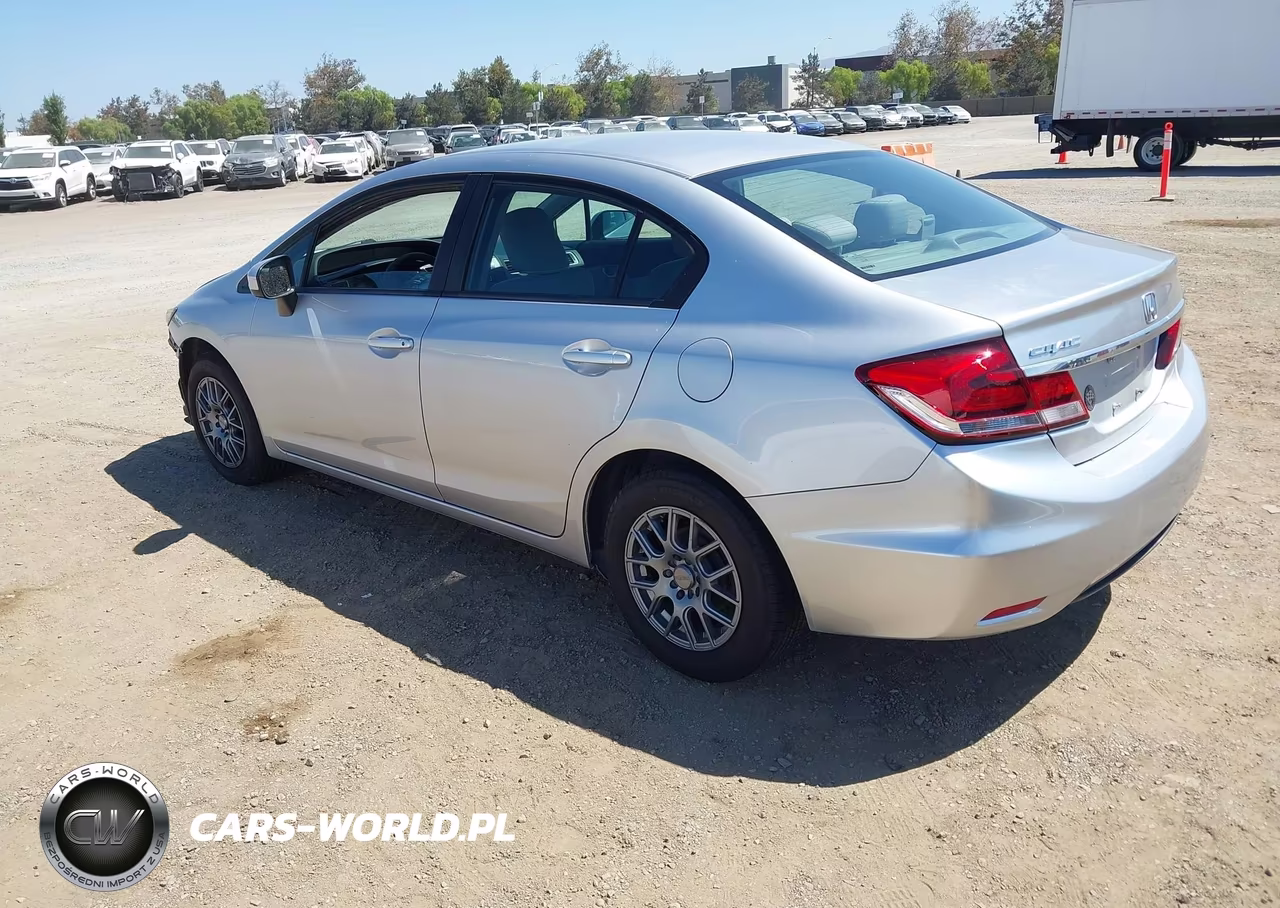 2014 Honda Civic Lx VIN:19XFB2F5XEE250203 - 3