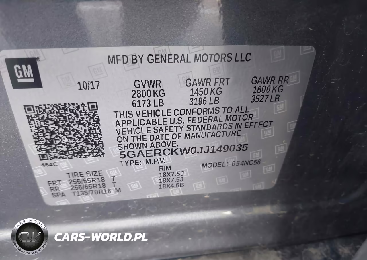 2018 Buick Enclave Premium VIN:5GAERCKW0JJ149035 - 9
