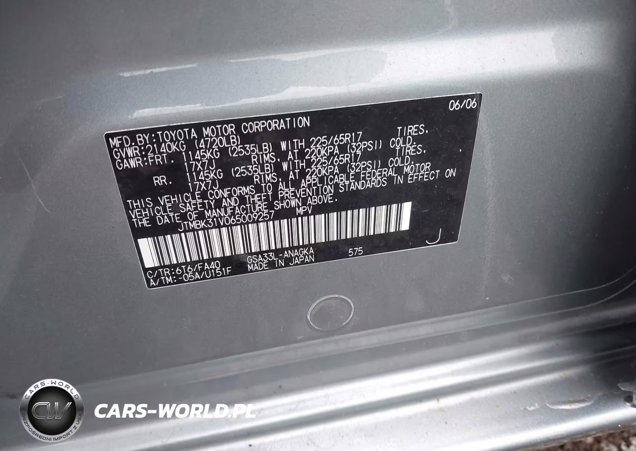 2006 Toyota Rav4 Limited V6 VIN:JTMBK31V065009257 - 9