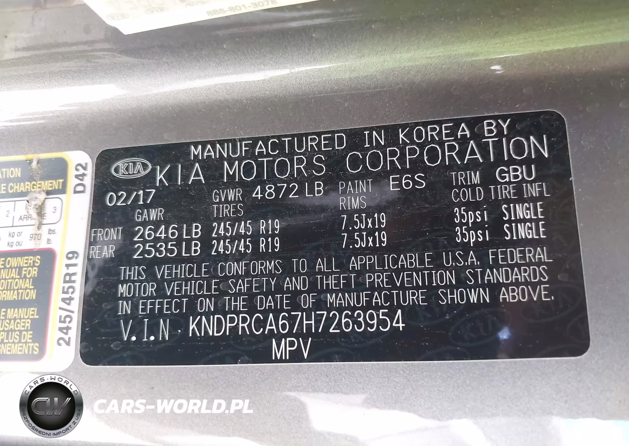 2017 Kia Sportage Sx Turbo VIN:KNDPRCA67H7263954 - 9