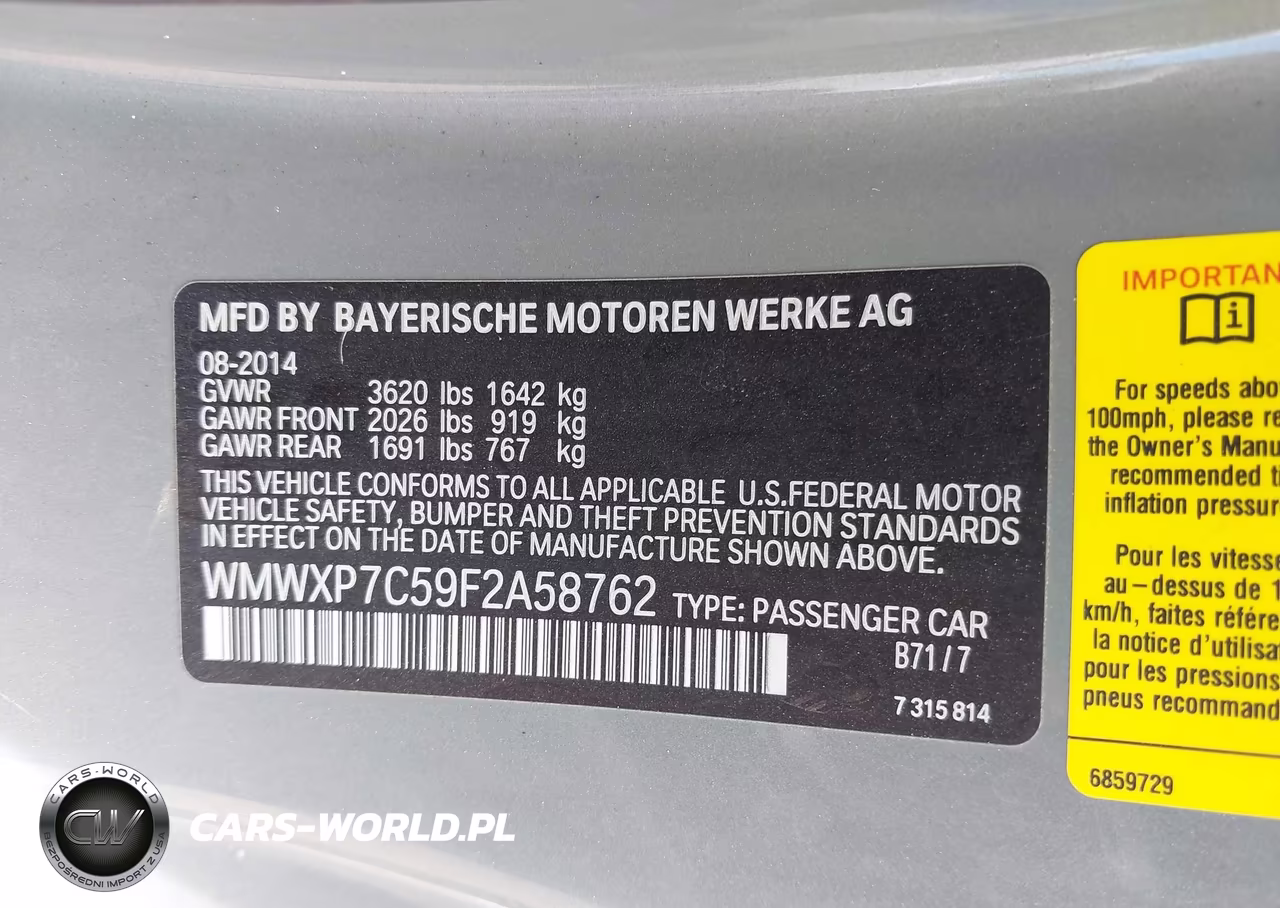2015 Mini Hardtop Cooper S VIN:WMWXP7C59F2A58762 - 9
