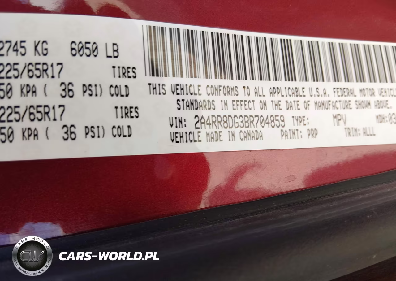 2011 Chrysler Town & Country Touring-L VIN:2A4RR8DG3BR704859 - 9