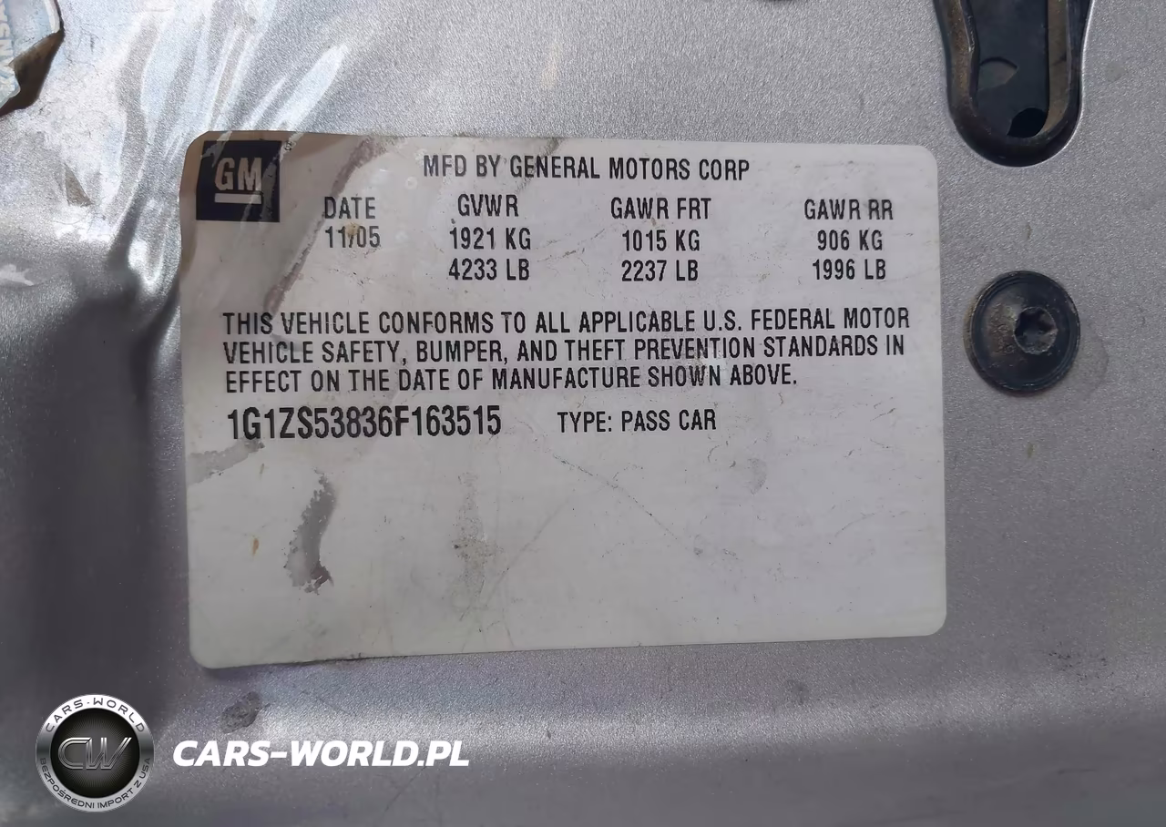 2006 Chevrolet Malibu Ls VIN:1G1ZS53836F163515 - 9